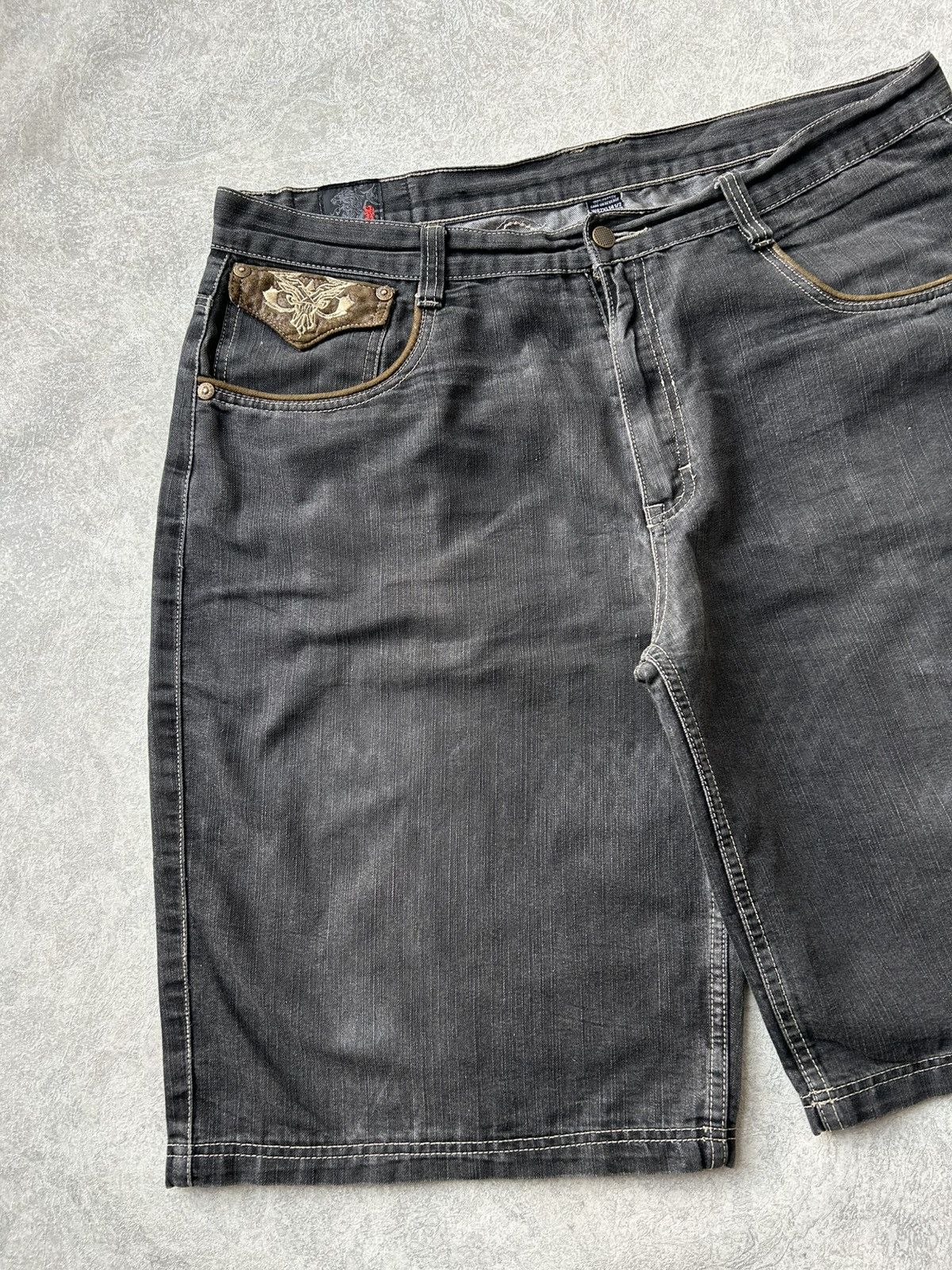 Imperious Y2K Vintage Imperious Embroidered Baggy Jorts JNCO Style Size US 42 / EU 58 - 8 Thumbnail