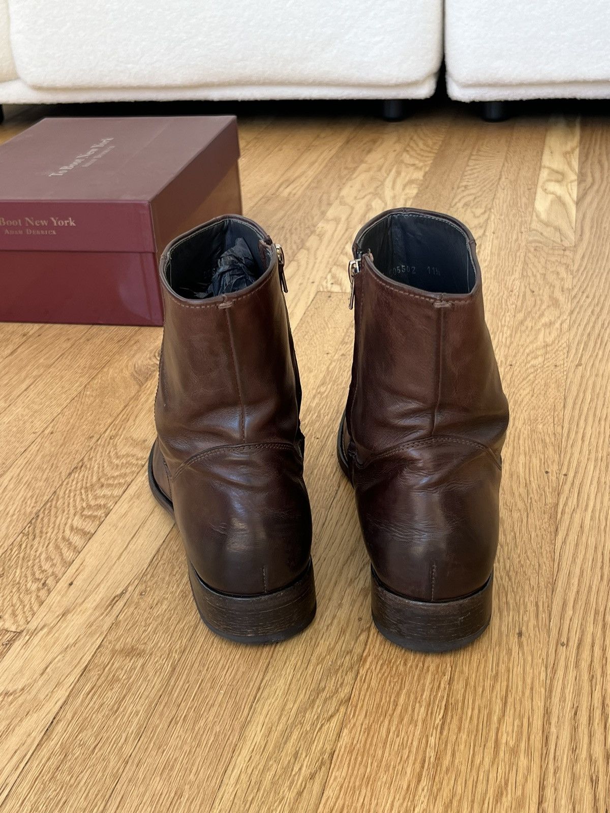 To Boot New York 11.5 | Belvedere Dark Brown Zip Boot | To Boot New York Size US 11.5 / EU 44-45 - 11 Thumbnail