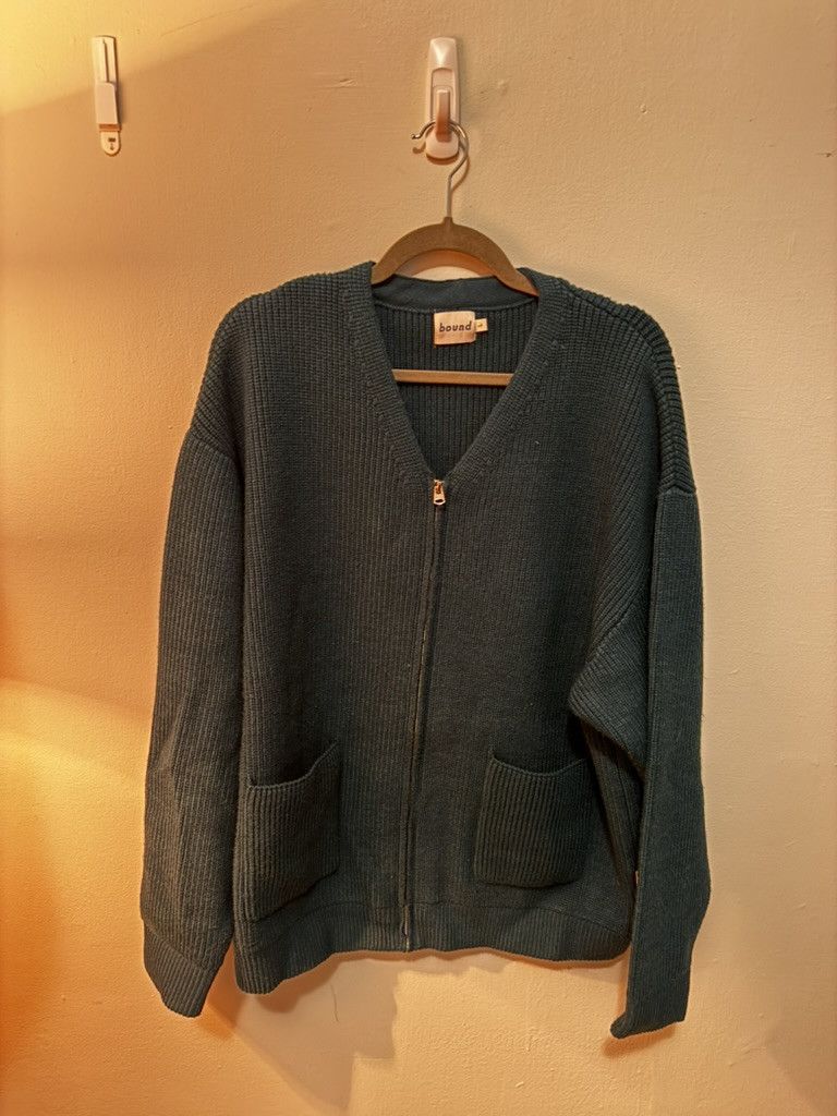 Other Bound TEAL HEAVY KNITTED CARDIGAN Size US L / EU 52-54 / 3 - 2 Thumbnail