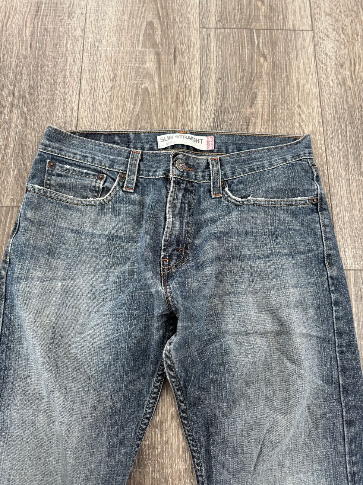 Levi's Vintage Levis Indigo Wash 514 Slim Straight Size US 31 - 2 Thumbnail