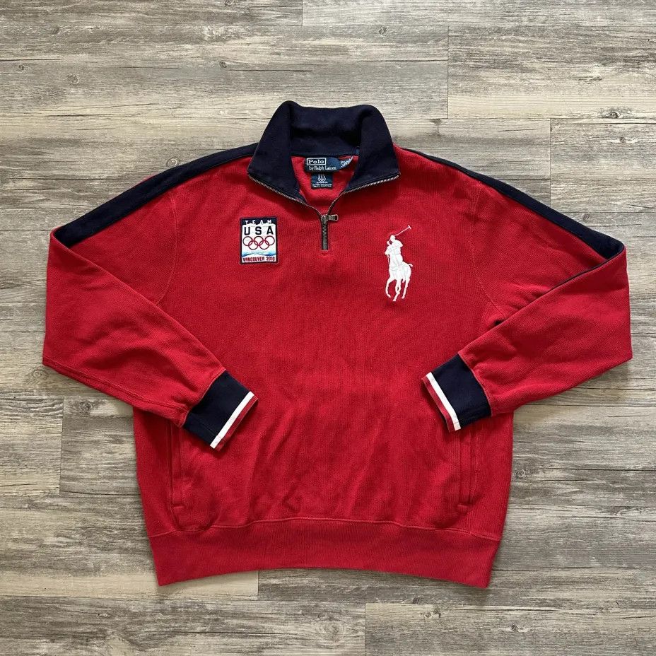 Polo Ralph Lauren Vintage Polo Ralph Lauren Team USA Winter Olympics Sweater Size US L / EU 52-54 / 3 - 1 Thumbnail