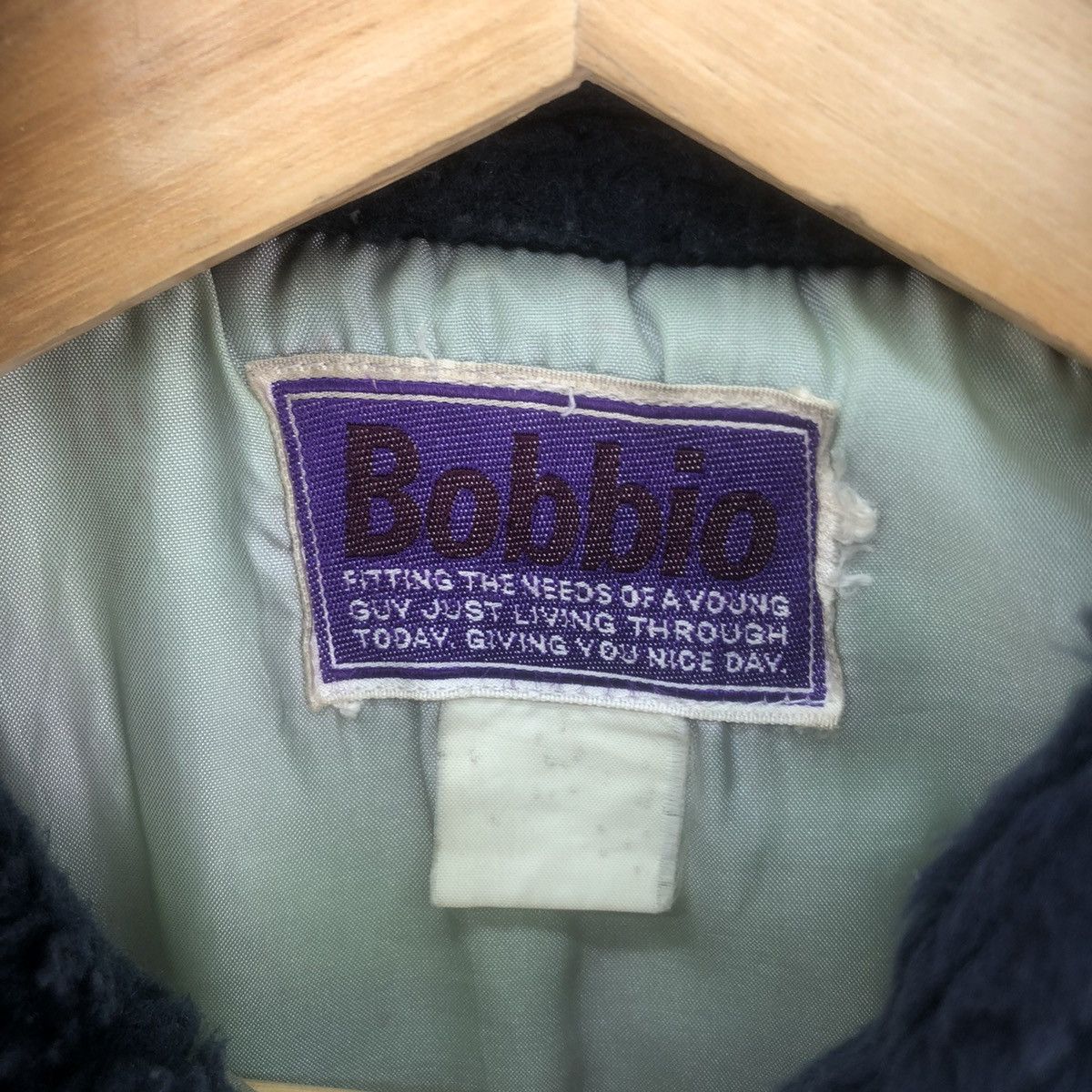 Japanese Brand Vintage 80’s Bobbio Bomber Flight Jacket Size US M / EU 48-50 / 2 - 19 Thumbnail