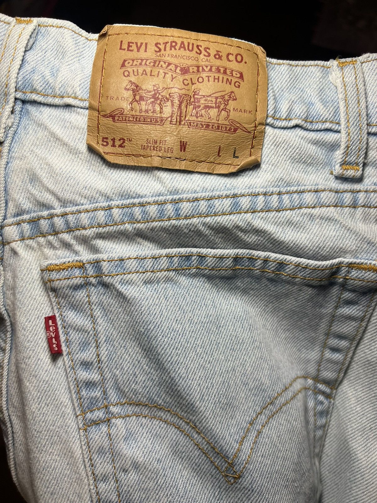 Levi's × Vintage Vintage USA made 512 Levi’s jeans Size 28" / US 6 / IT 42 - 6 Thumbnail