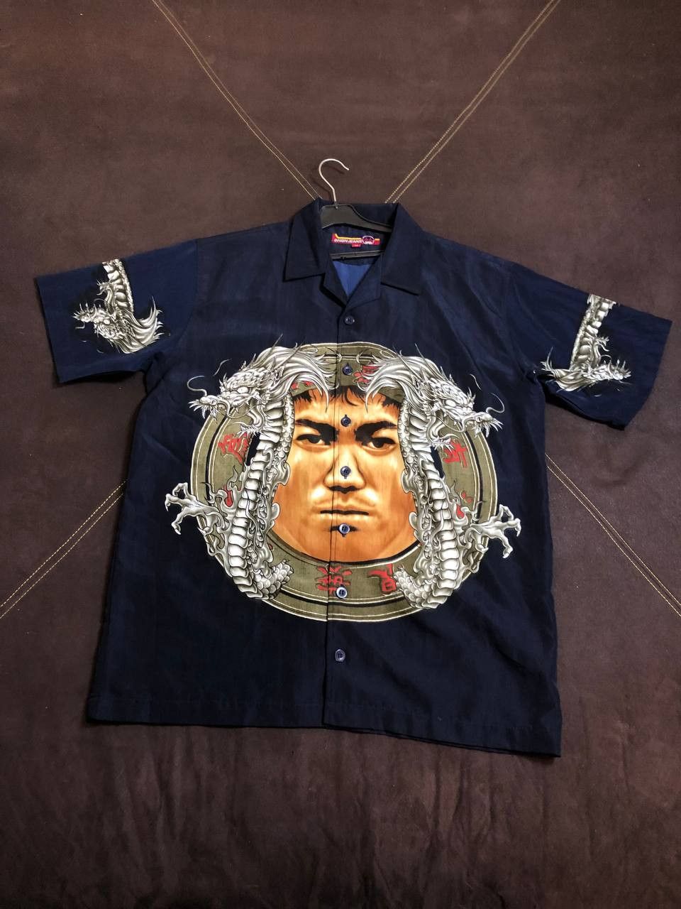 Vintage Men's Dnon Jeans Vintage Dragon Japanese Short Sleeve shirt Size US M / EU 48-50 / 2 - 1 Thumbnail