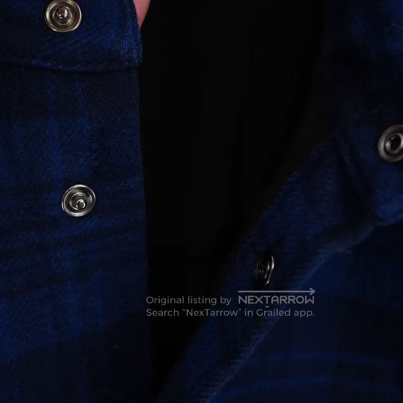 Balenciaga Balenciaga Flannel checkered embroidered hem destroyed jac Size US L / EU 52-54 / 3 - 6 Thumbnail