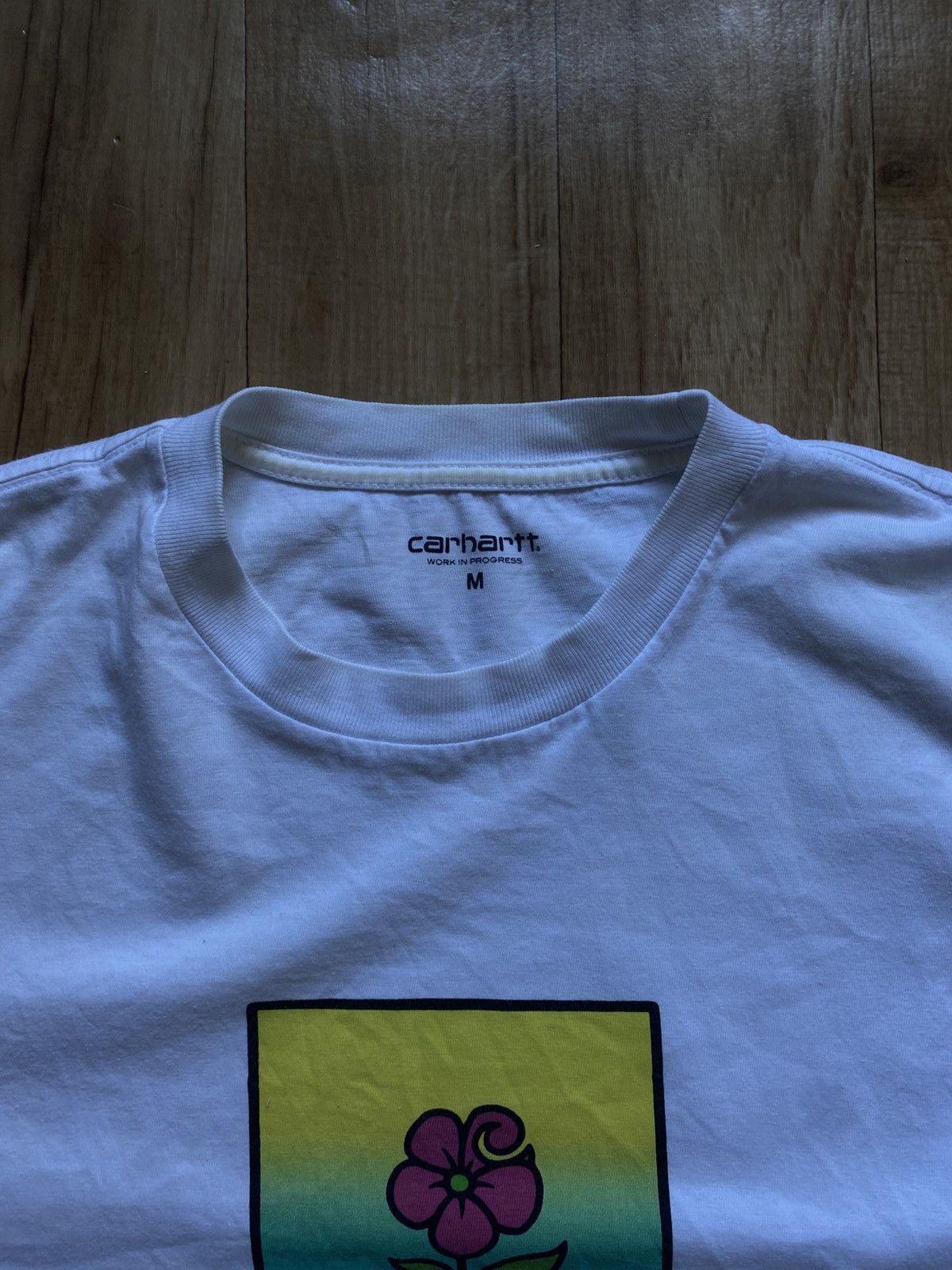 Carhartt × Vintage Carhartt T-Shirt with Rose & Wire Graphic (L) Size US L / EU 52-54 / 3 - 4 Thumbnail
