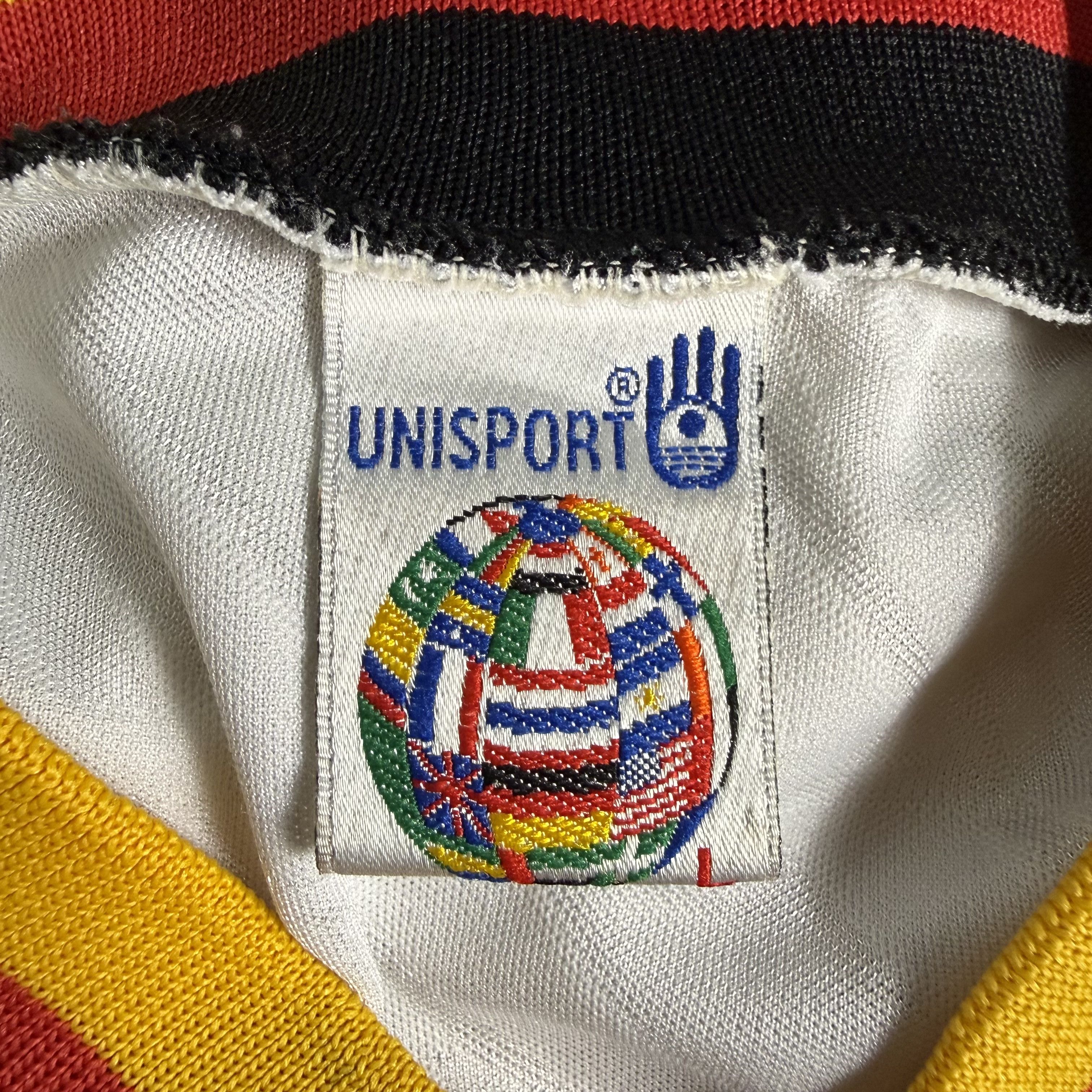 Vintage 🔥RARE🔥Vintage Unisport Germany Home Football Iconic Jersey Size US L / EU 52-54 / 3 - 7 Thumbnail