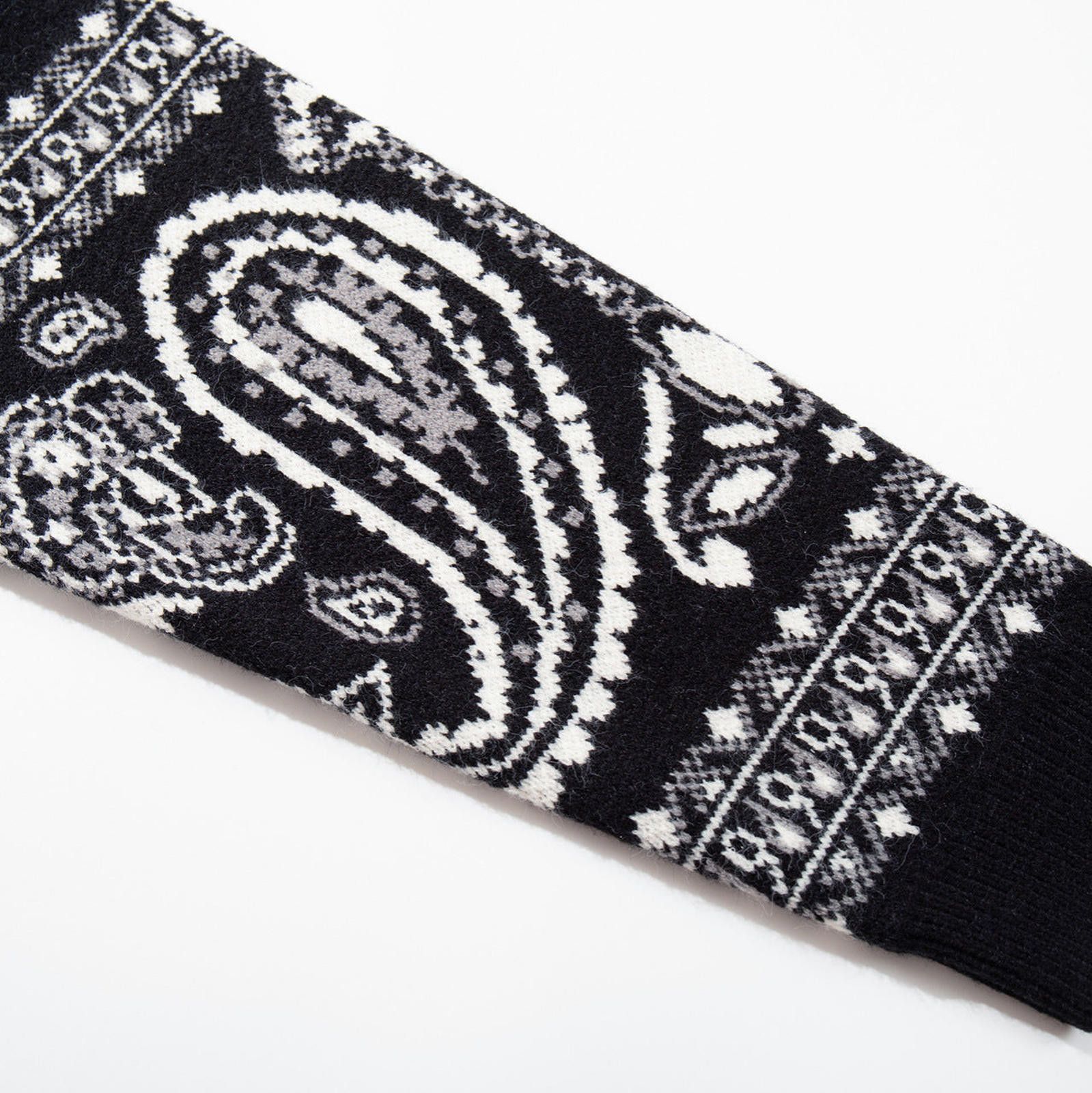 Japanese Brand Paisley Patterned Knit Sweater, Crewneck Sweater Size US M / EU 48-50 / 2 - 3 Thumbnail