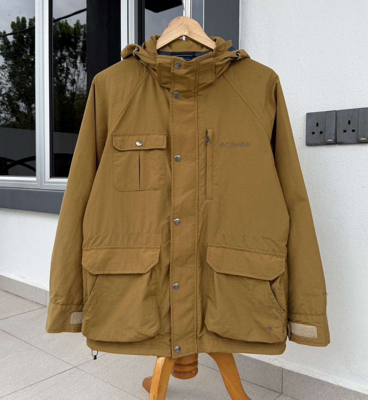 Columbia Columbia Mountain Parka Nylon Jacket With Hoodie Size US S / EU 44-46 / 1 - 1 Thumbnail