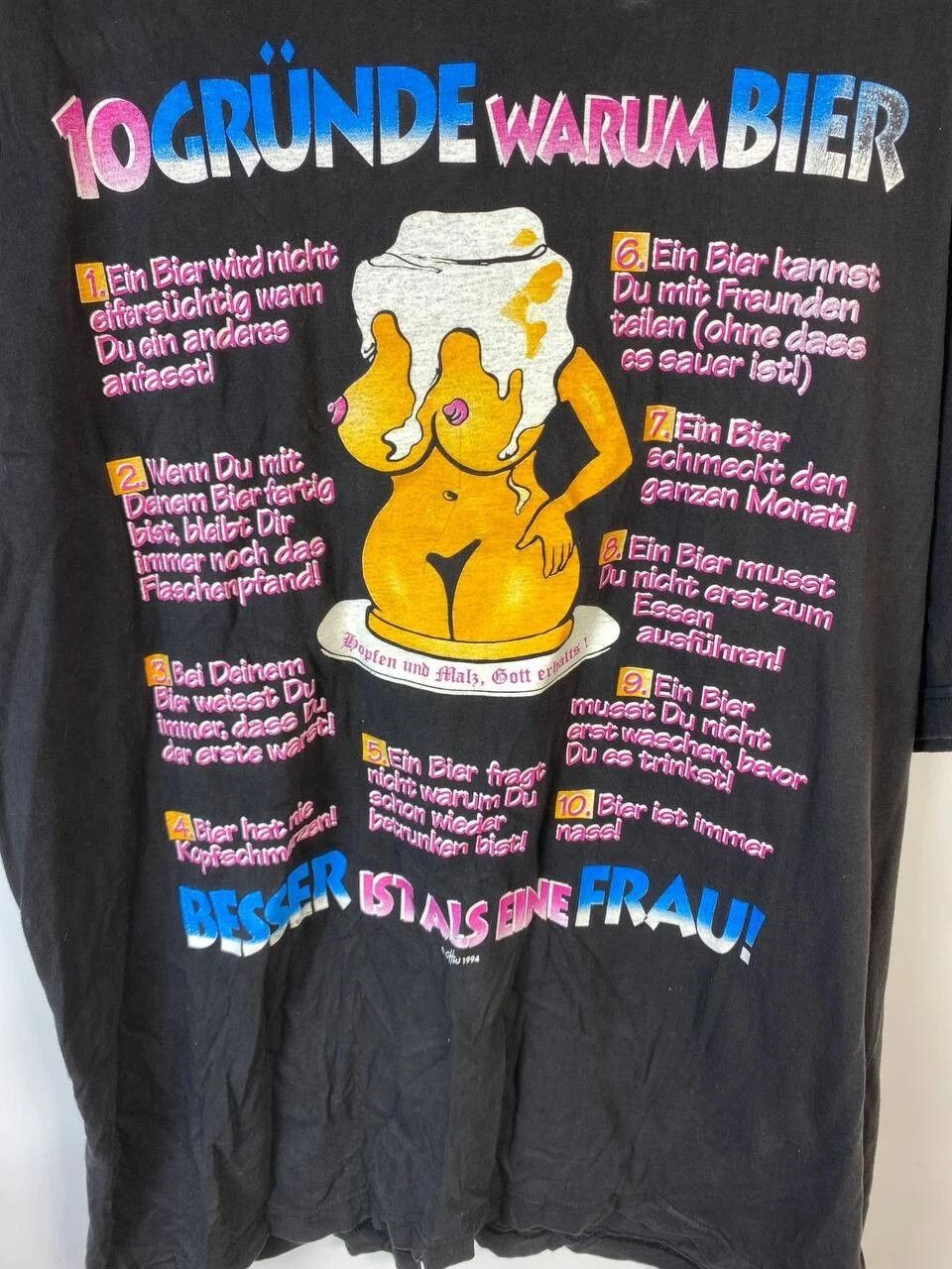 Other Vintage 1994 “10 Reasons To Drink Beer” Rare T-Shirt Size L Size US L / EU 52-54 / 3 - 2 Thumbnail
