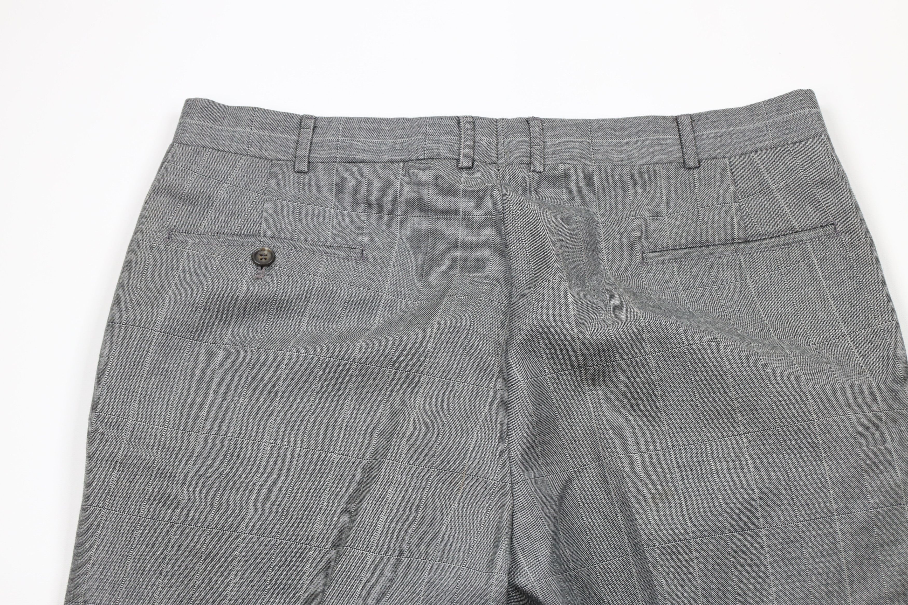 Vintage Vintage 70s Streetwear Wide Leg Chino Pants Plaid USA Size US 36 / EU 52 - 10 Thumbnail