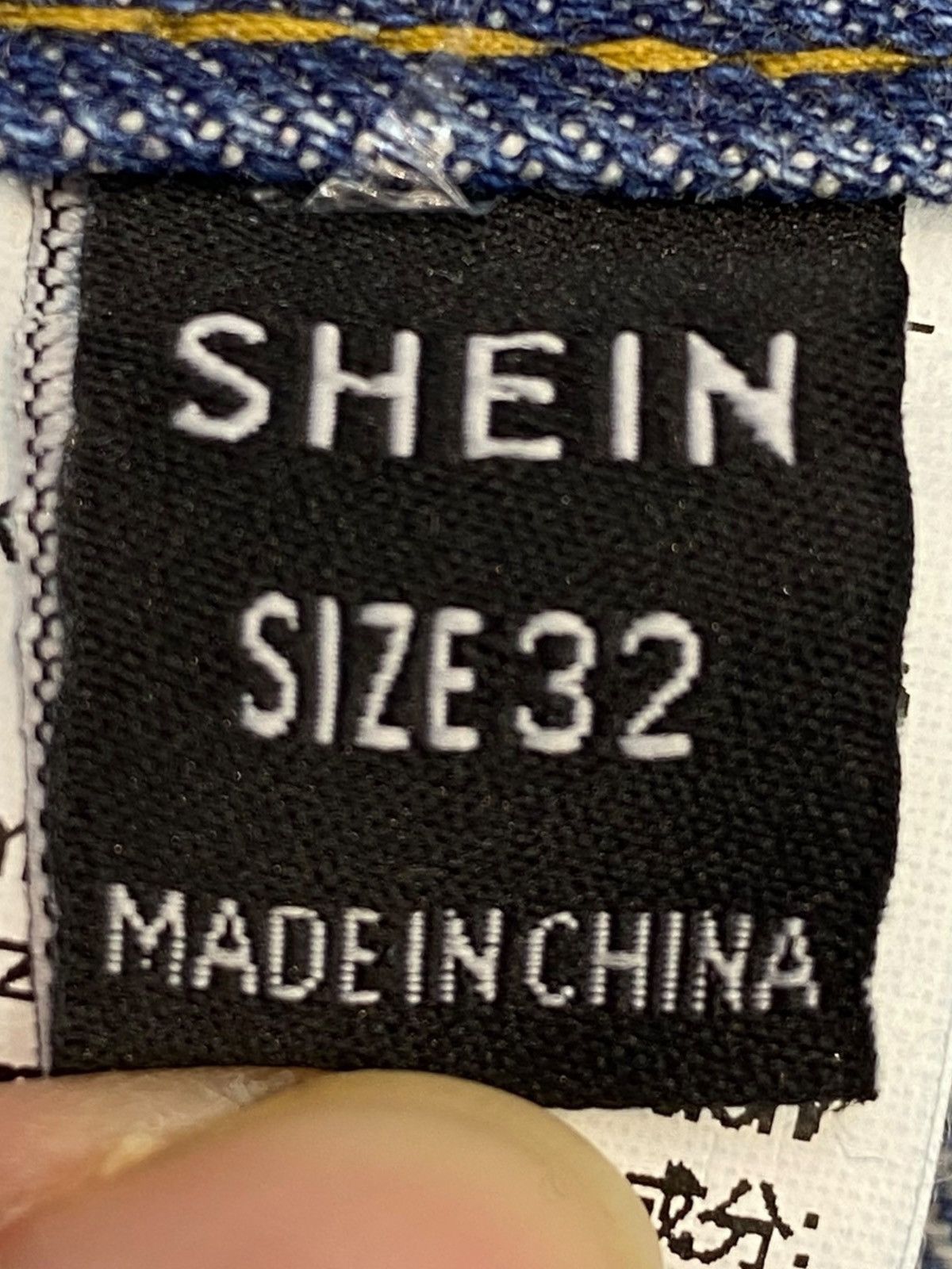 Shein Shein Baggy Light Wash Carpenter Jeans with Utility Pockets Size US 34 / EU 50 - 11 Thumbnail