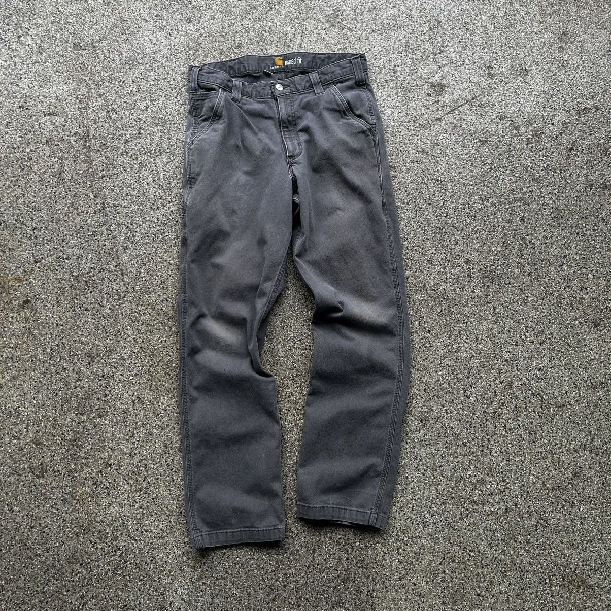 Carhartt dark grey relaxed fit carhartt pants Size US 32 / EU 48 - 1 Thumbnail