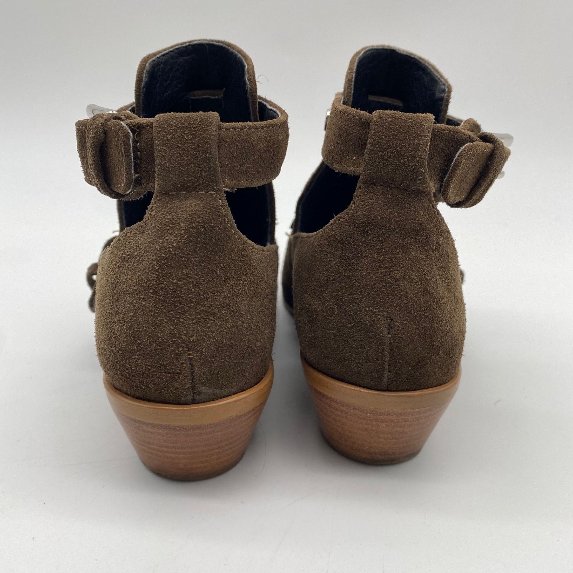 Rebecca Minkoff REBECCA MINKOFF Abigail Brown Suede studded strap Ankle boot Size US 6 / IT 36 - 5 Thumbnail