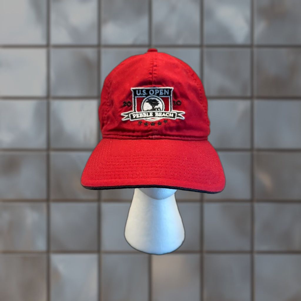 Vintage Zero Restriction Hat Mens One Size Red Golf US Open Pebble Beach 2010 Size ONE SIZE - 1 Thumbnail