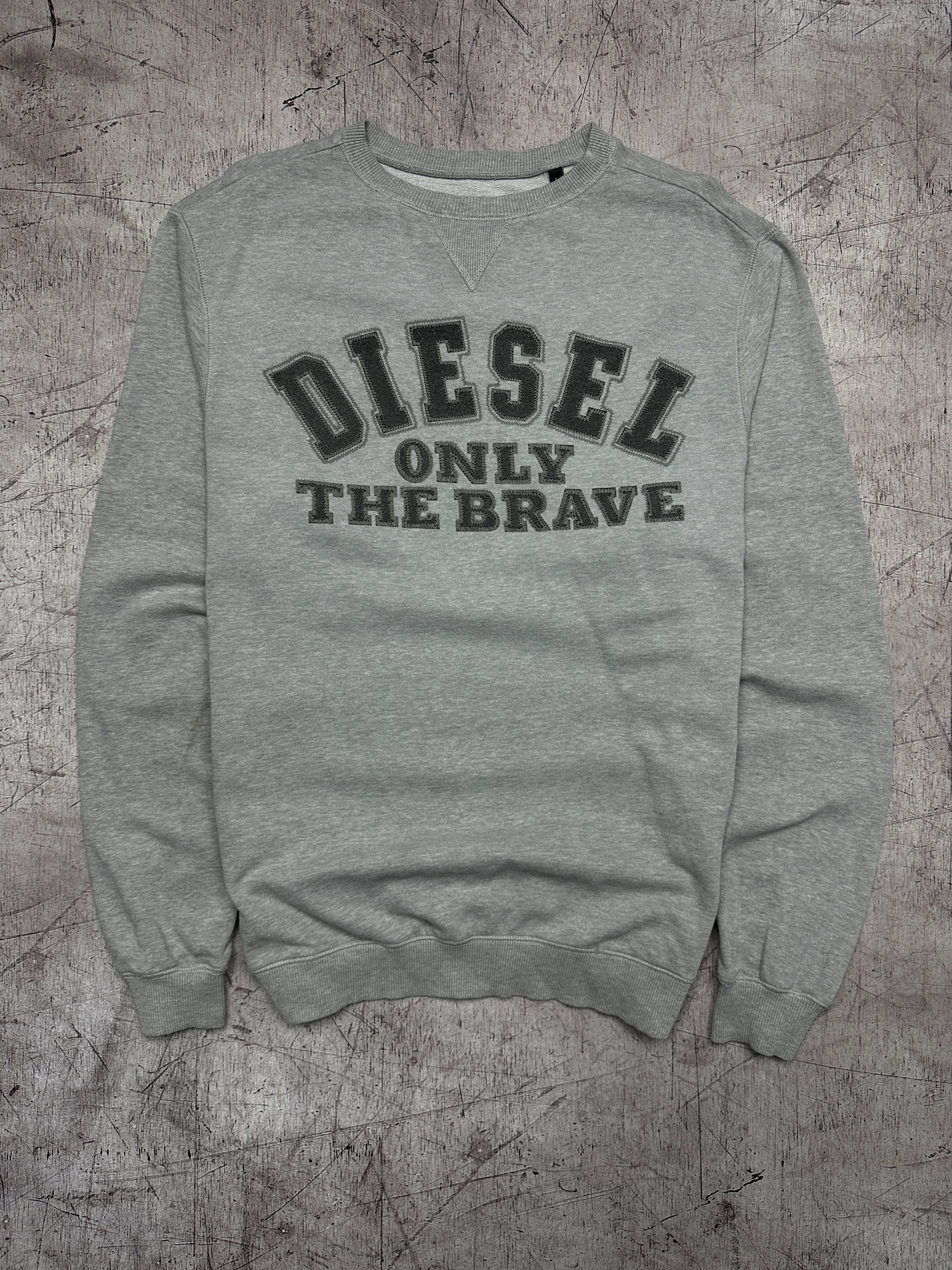 Diesel × Vintage Diesel Only The Brave Vintage Mens Sweatshirt Size US L / EU 52-54 / 3 - 1 Thumbnail