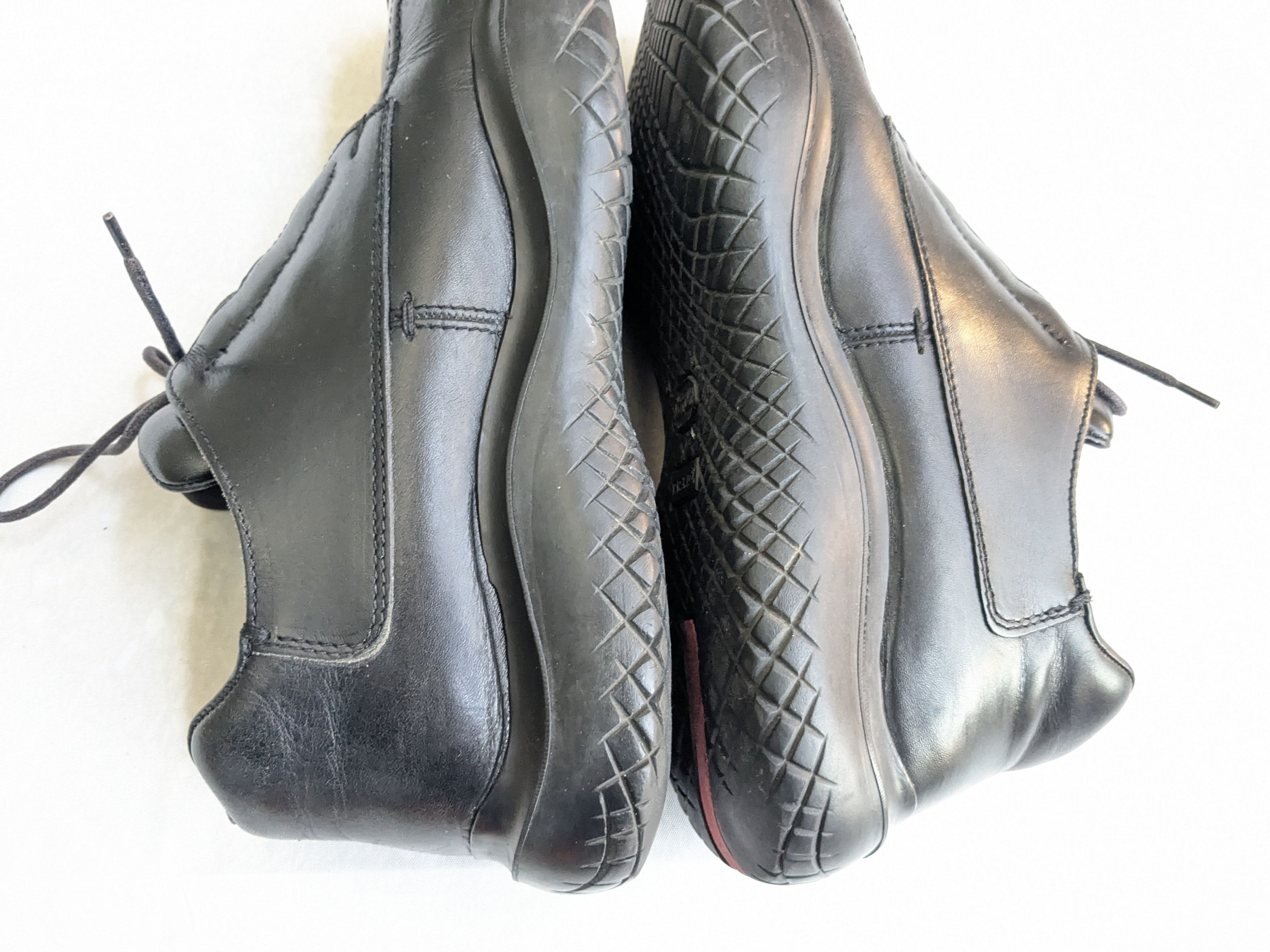 Prada Prada Hiking Sneakers Black 9.5 Leather Vibram Y2K Size US 9.5 / EU 42-43 - 10 Thumbnail