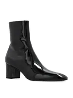 Saint Laurent Paris o1la1rc1a0126 756091 XIV Boots in Patent Leather in Black Size US 8 / EU 41 - 3 Thumbnail