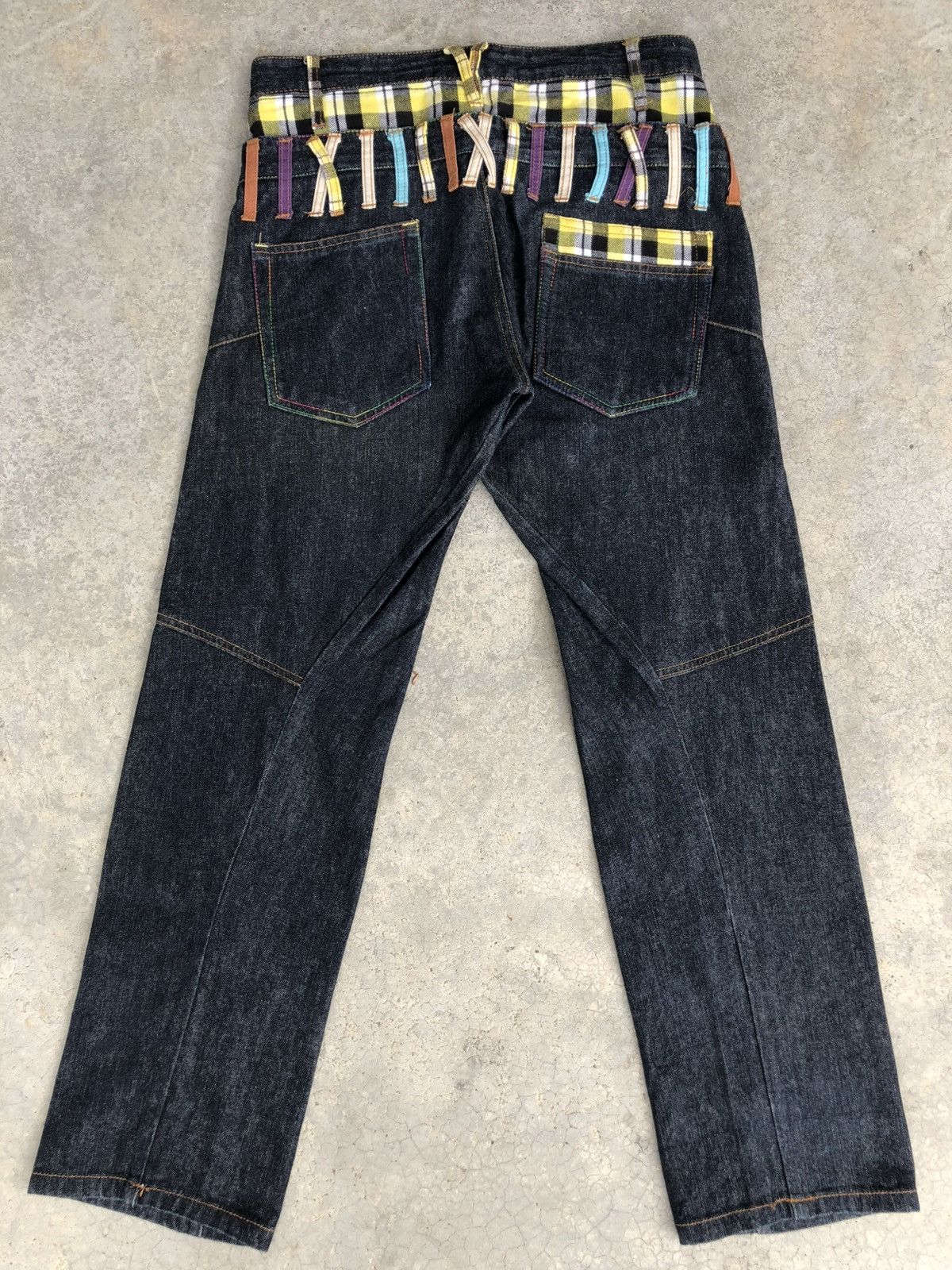 Hysteric Glamour Nylaus Double Waist Distressed Jeans Size US 32 / EU 48 - 2 Thumbnail