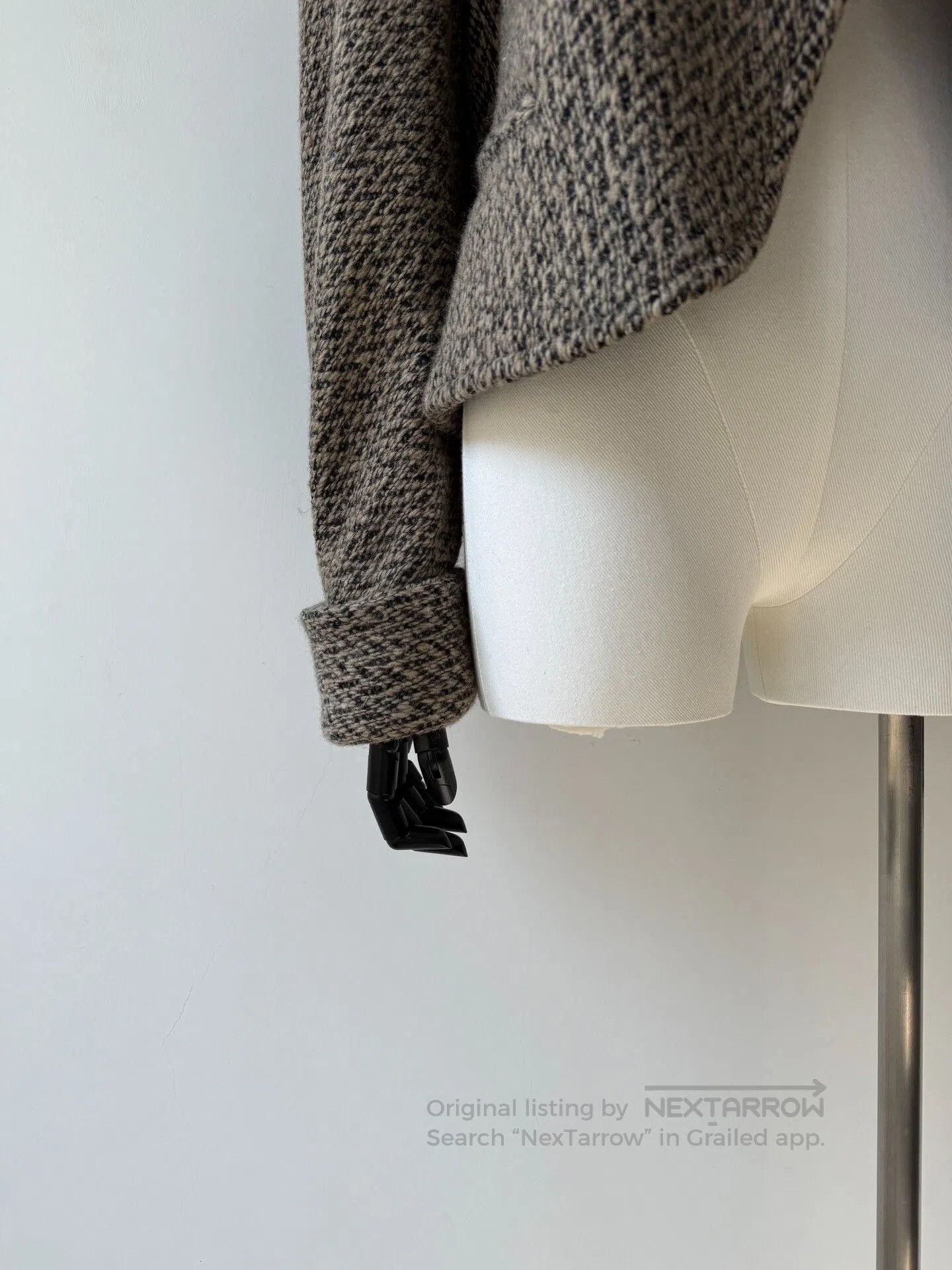 Yohji Yamamoto Yohji Yamamoto Y's 24AW Tweed Coat. Size M / US 6-8 / IT 42-44 - 3 Thumbnail