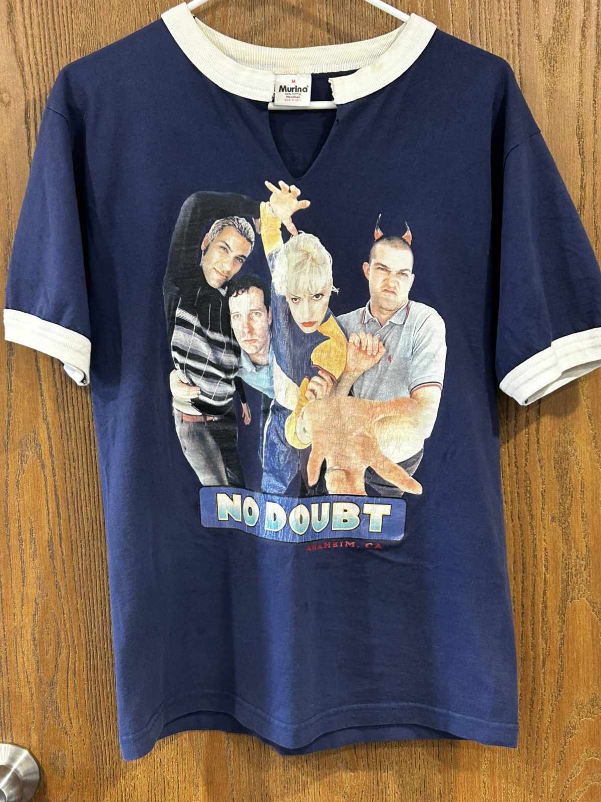 Vintage Vintage 1996 No Doubt Ringer Tee Size M / US 6-8 / IT 42-44 - 1 Thumbnail