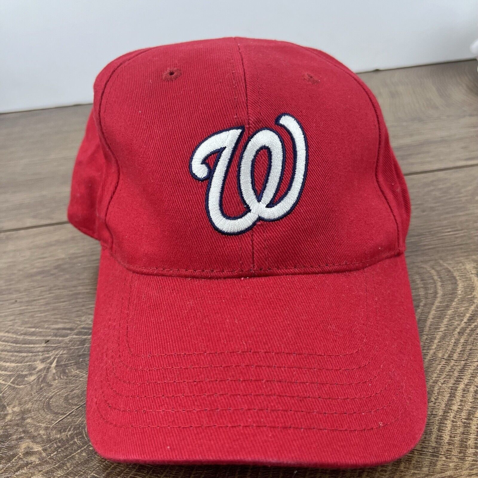 Other Washington Nationals Red Hat MLB Nats Adjustable Hat Red Hat Size ONE SIZE - 4 Thumbnail
