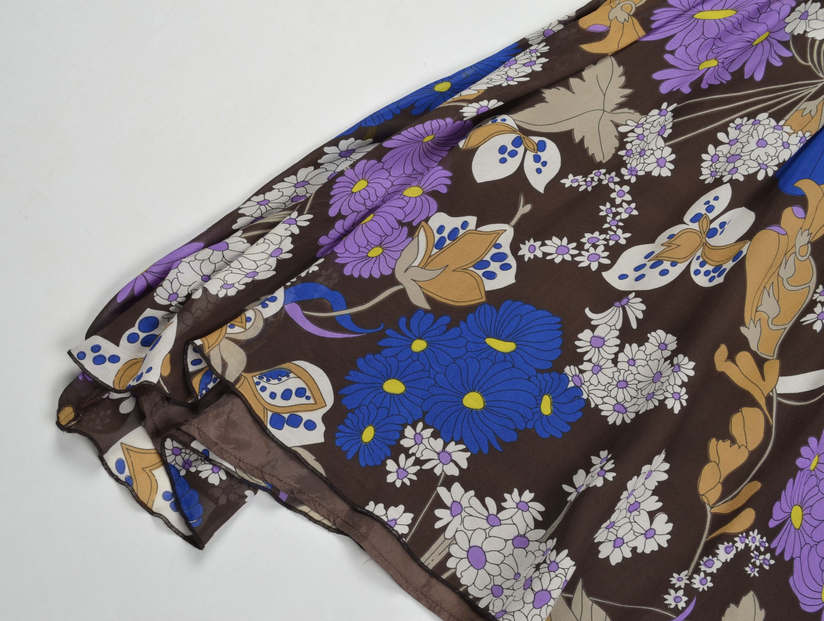 Other NoLita North Little Italy Y2K Fairy Floral Silk Flared Dress Size M / US 6-8 / IT 42-44 - 7 Thumbnail