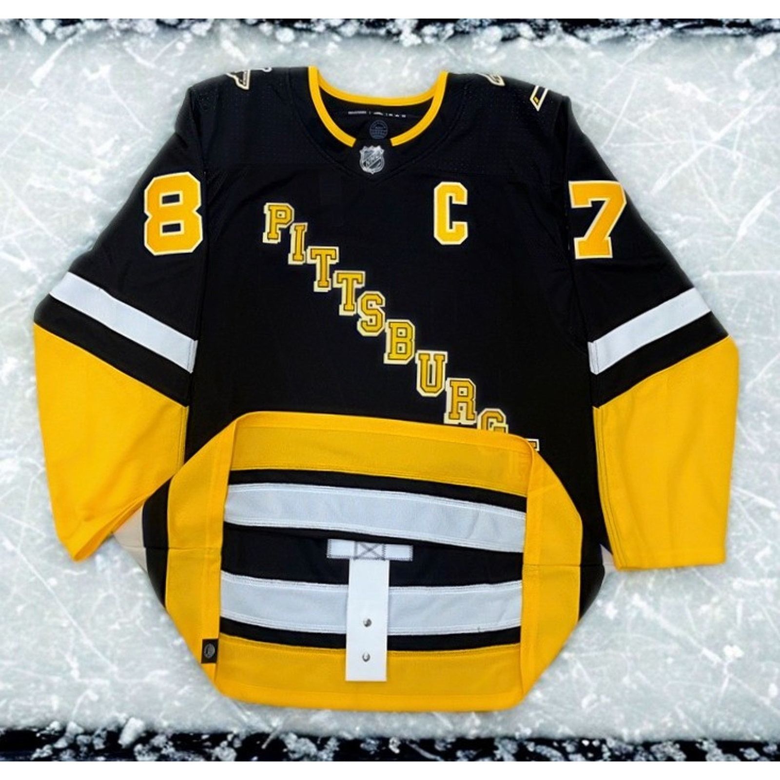 Adidas Sidney Crosby Pittsburgh Penguins Adidas Jersey Sz. 56 2XL Size US XXL / EU 58 / 5 - 5 Thumbnail