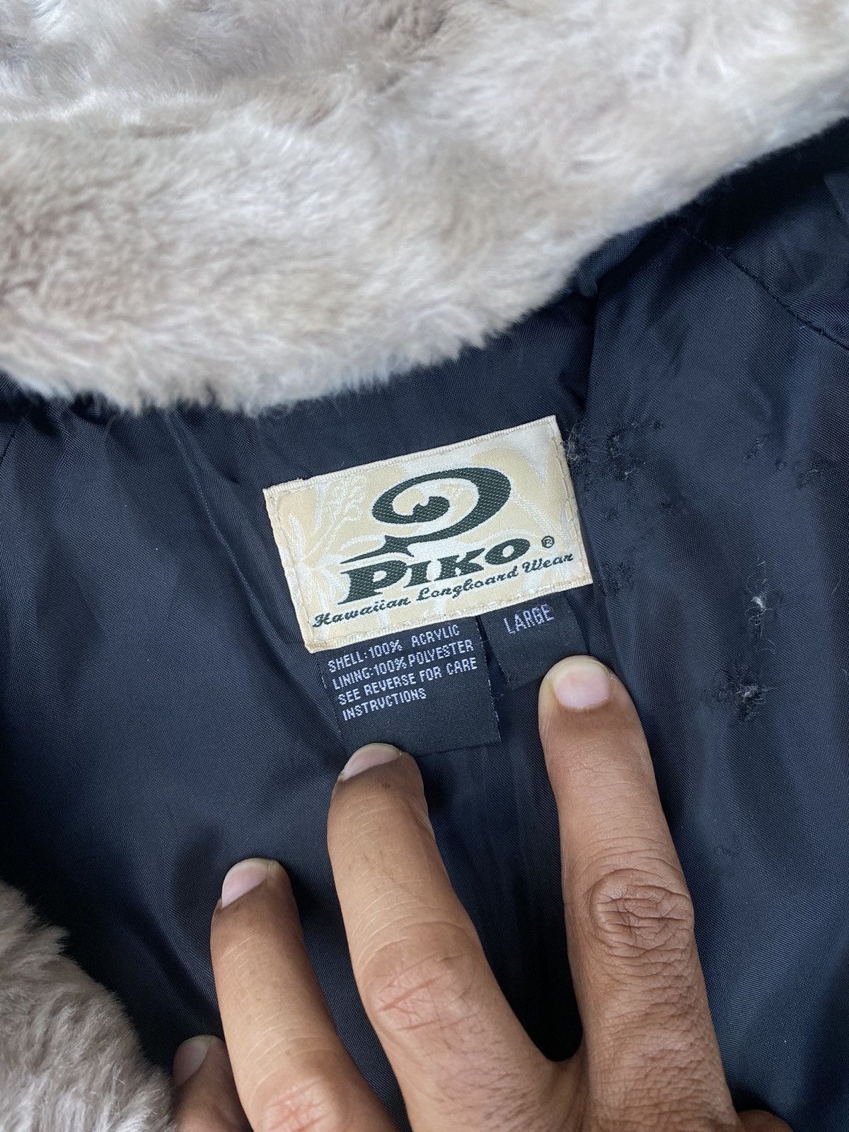 Japanese Brand Piko deep pile jacket Size US L / EU 52-54 / 3 - 9 Thumbnail