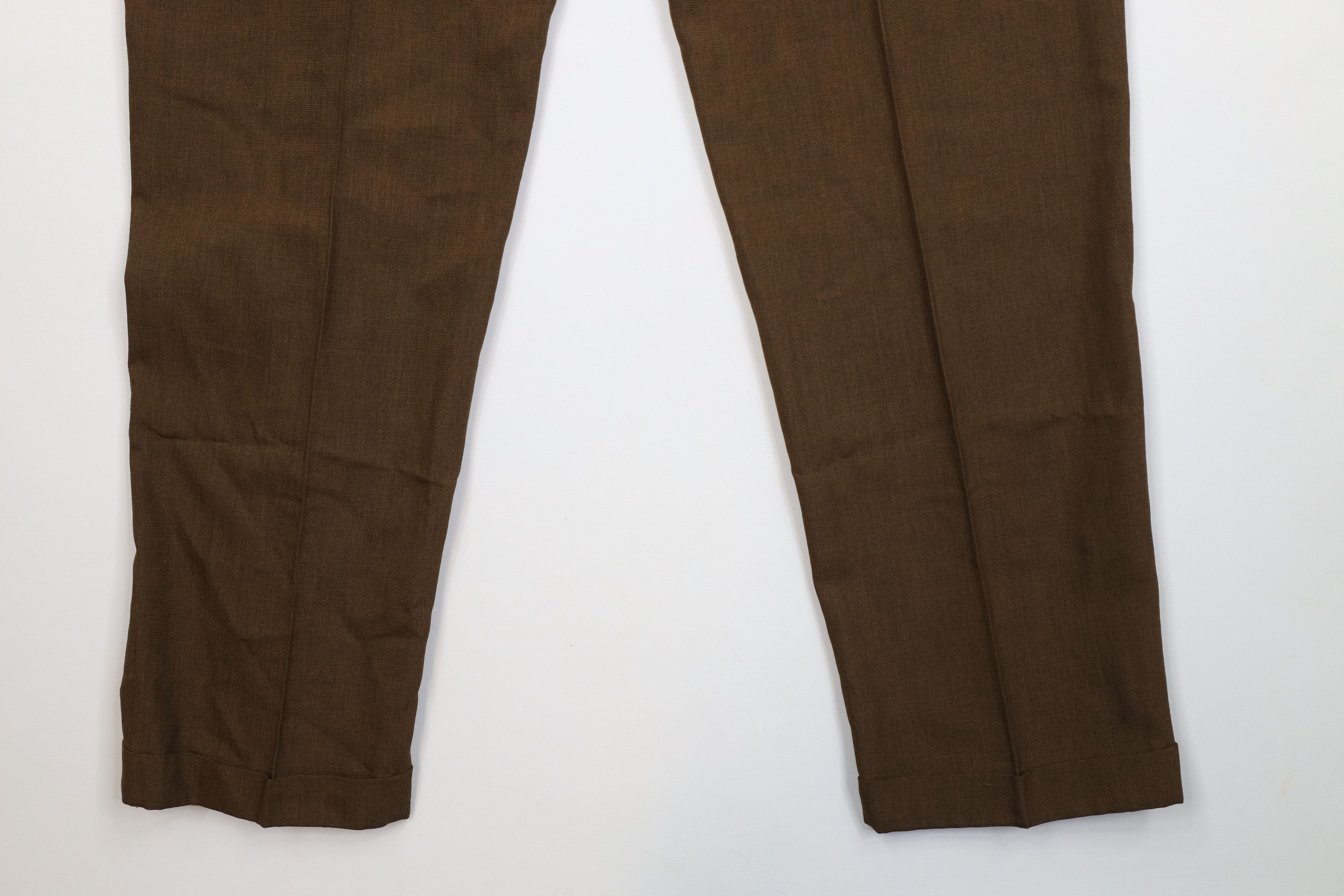 Levi's Vintage 70s Levis Wool Blend Knit Chino Pants Brown USA Size US 38 / EU 54 - 10 Thumbnail