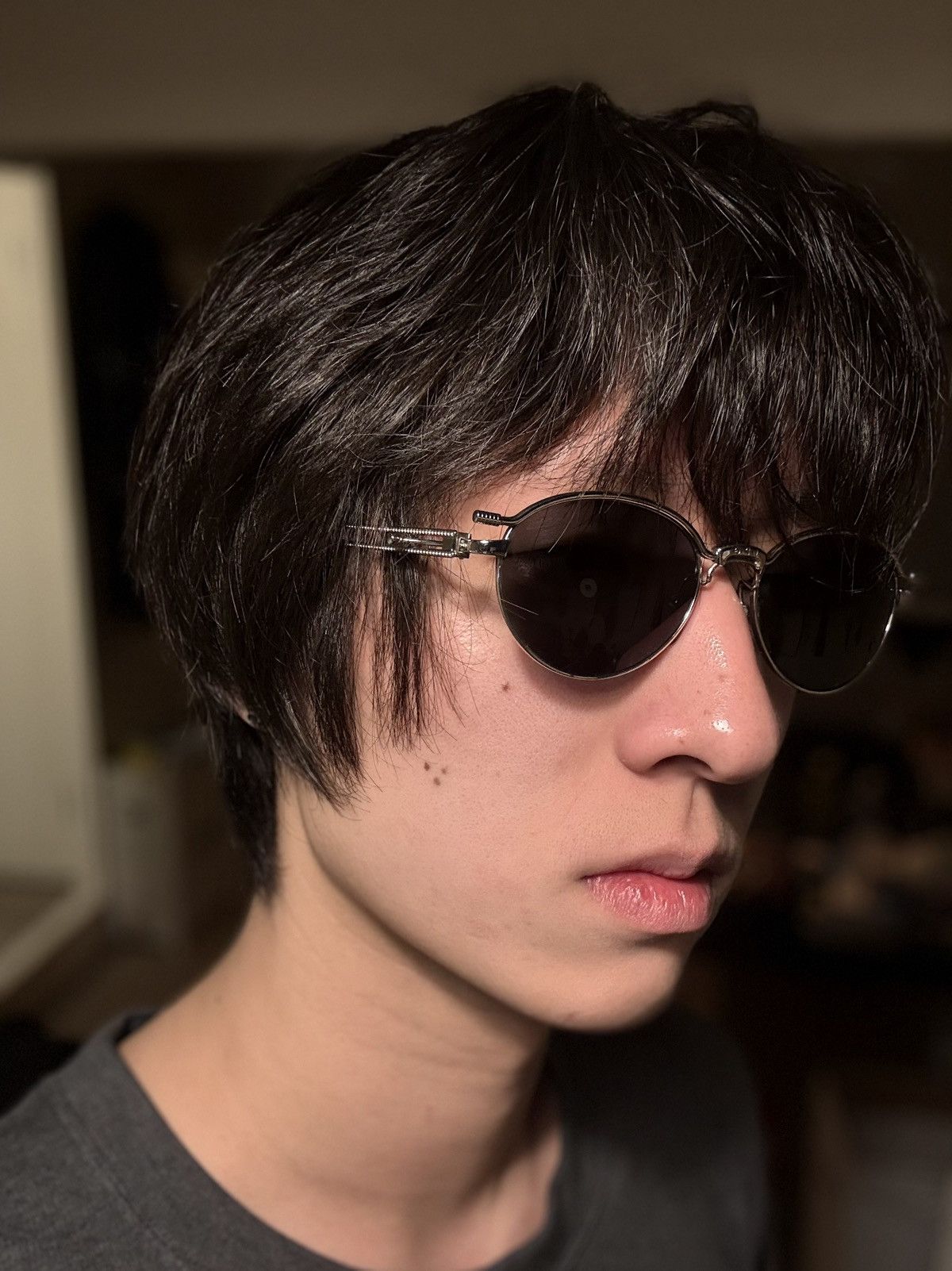 Jean Paul Gaultier Jean Paul Gaultier Metal-Constructed Sunglasses Size ONE SIZE - 9 Thumbnail