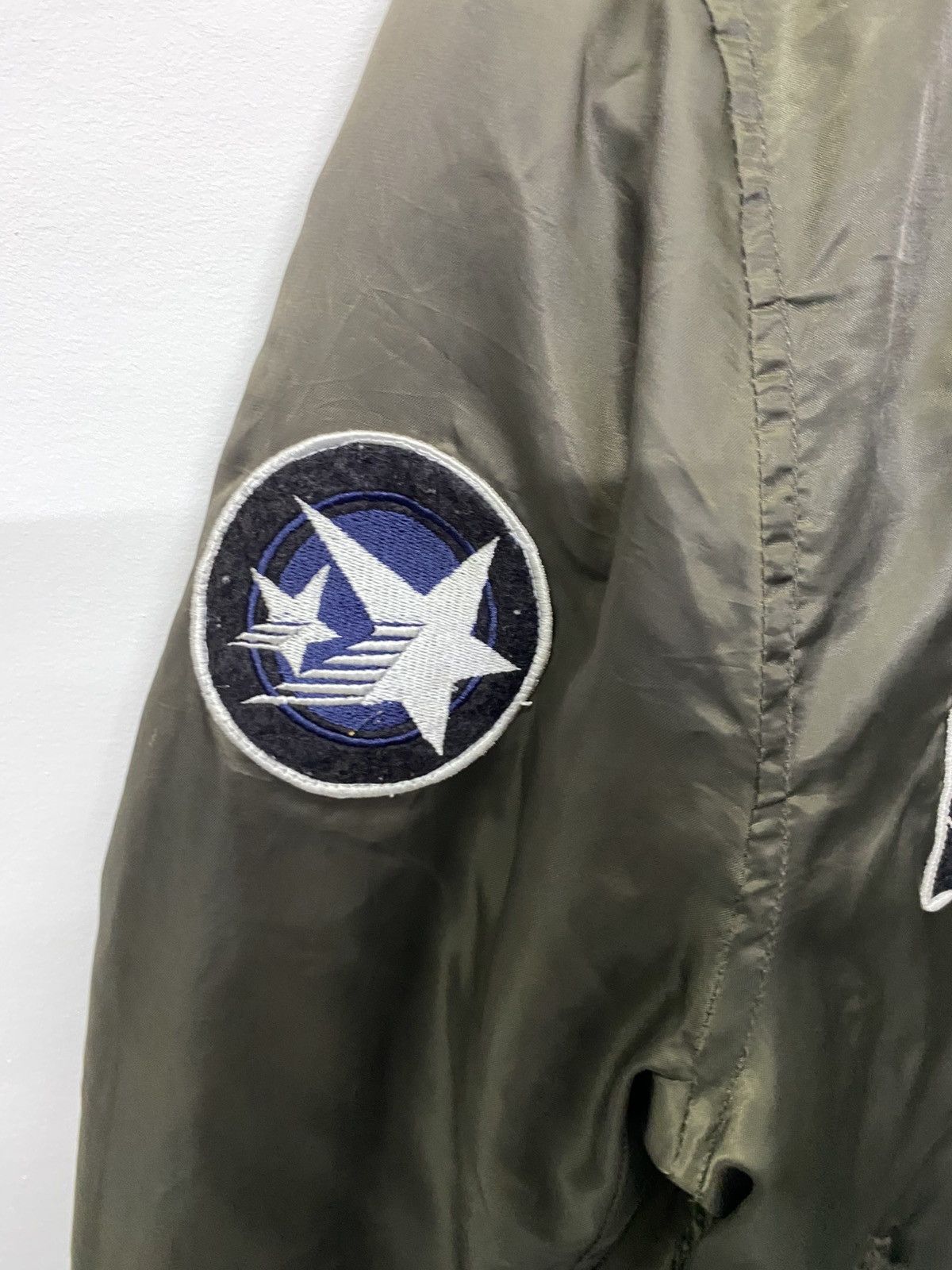 Japanese Brand Japanese Brand Bomber Jacket Air Force Military Style Size US M / EU 48-50 / 2 - 5 Thumbnail