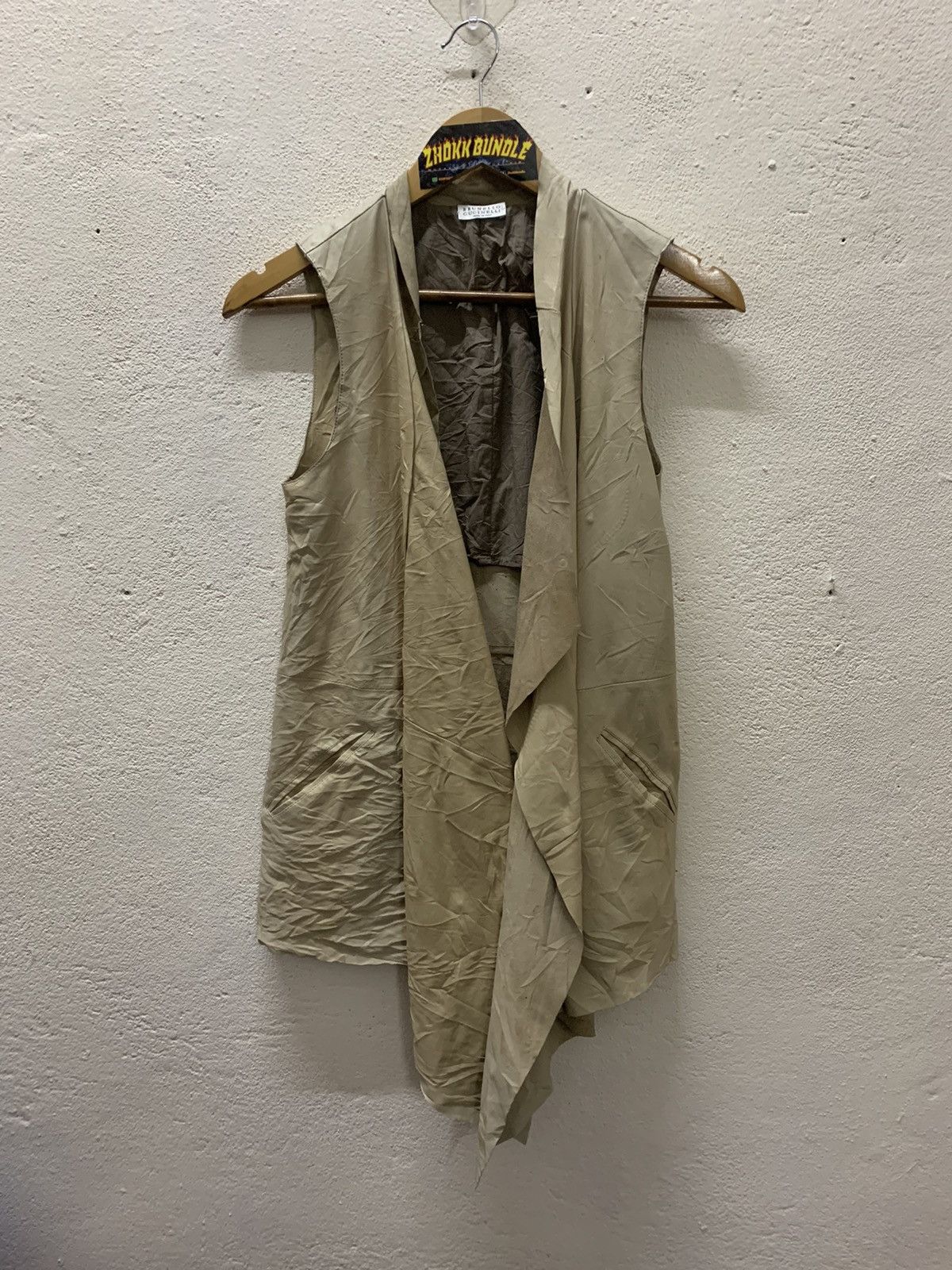 Brunello Cucinelli × Leather Vintage Brunello Cucinelli Real Leather Size S / US 4 / IT 40 - 1 Thumbnail