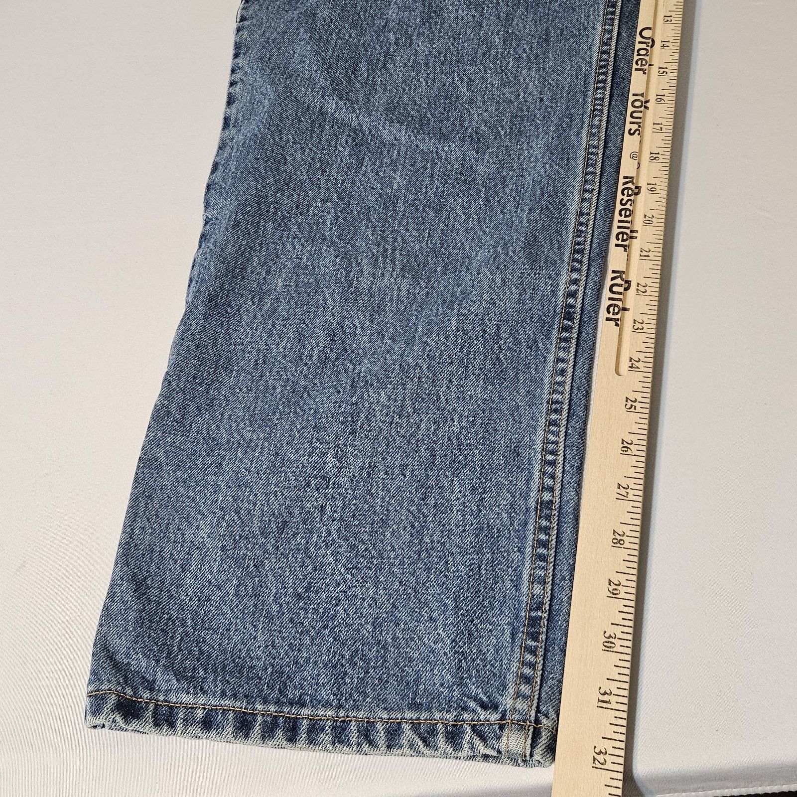Levi's NWT Vintage Levi’s 550 Relaxed Jeans 40x32 Light Wash New Size US 40 / EU 56 - 8 Thumbnail