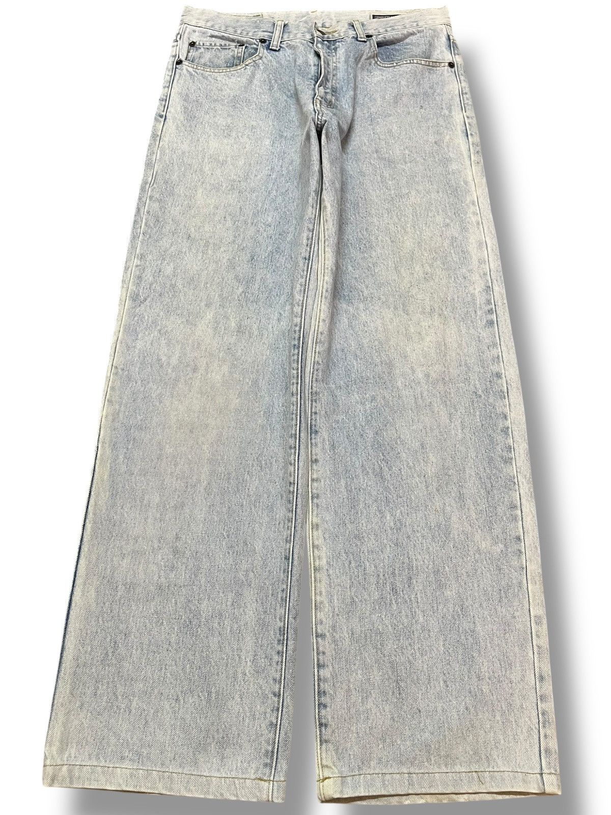Southpole Vintage ChessX Baggy Wide Leg Faded Denim Size US 31 - 1 Thumbnail
