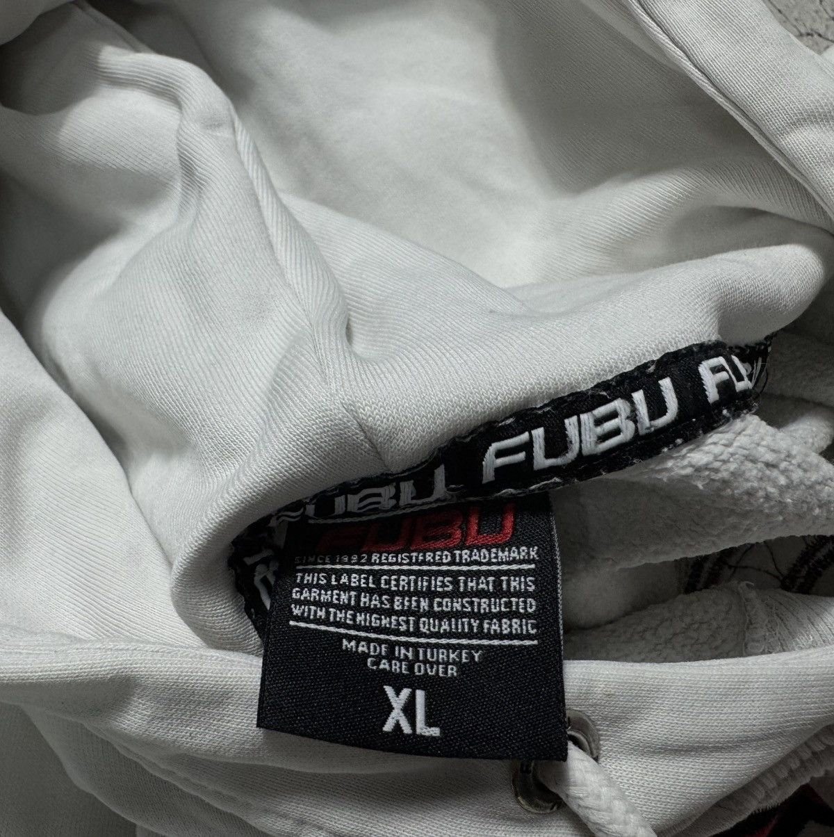 Fubu Fubu 05 Vintage Hoodie White Skate Surf Size US XL / EU 56 / 4 - 6 Thumbnail