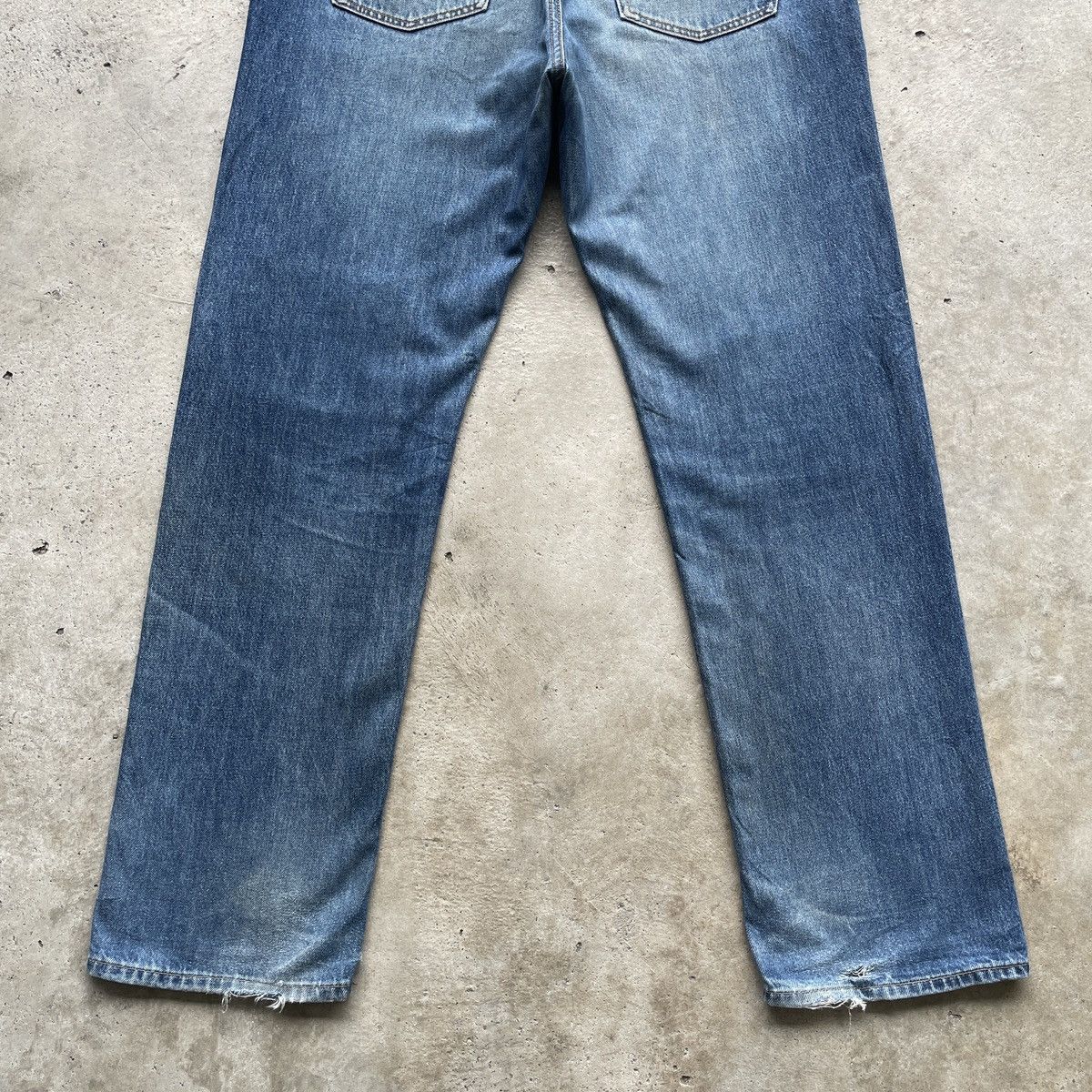 Japanese Brand × Jean Vintage Japanese Distressed Jeans Denim Faded Pants W36 Size US 36 / EU 52 - 9 Thumbnail
