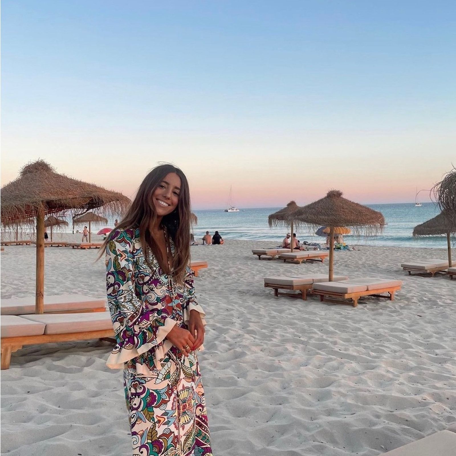 Zara ZARA BLOGGER FAVORITE PRINTED MIDI DRESS MULTICOLORED Size S / US 4 / IT 40 - 7 Thumbnail