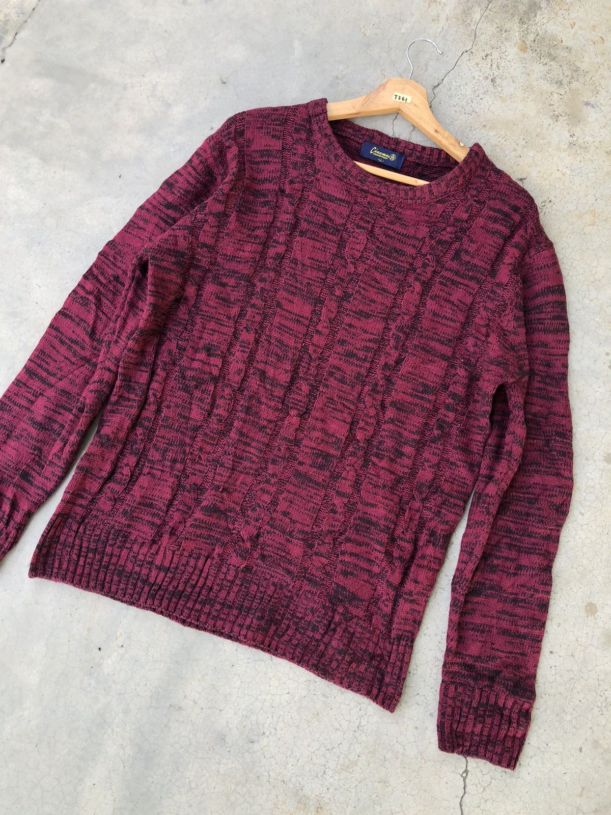 Aran Isles Knitwear 🔴Japanese Cinema Pureknit Pullover/Jumper Kniting Pattern Size US M / EU 48-50 / 2 - 2 Thumbnail
