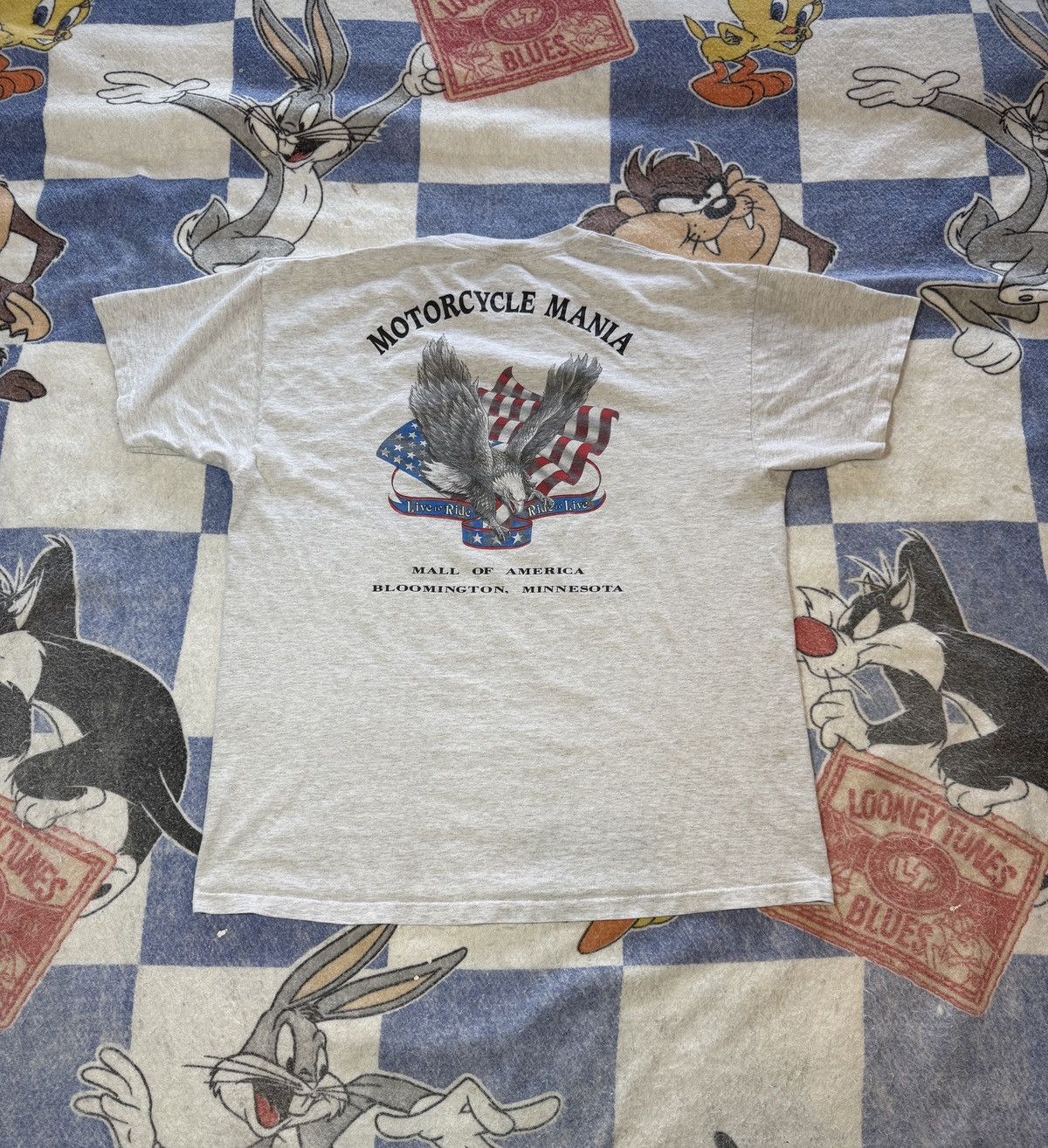 Vintage Vintage American steel biker tee Size US XL / EU 56 / 4 - 4 Thumbnail