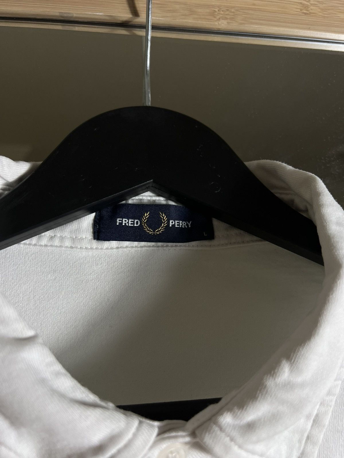 Fred Perry Fred Perry Script Embroidered Logo Rugby Shirt Longsleeve Size US L / EU 52-54 / 3 - 6 Thumbnail