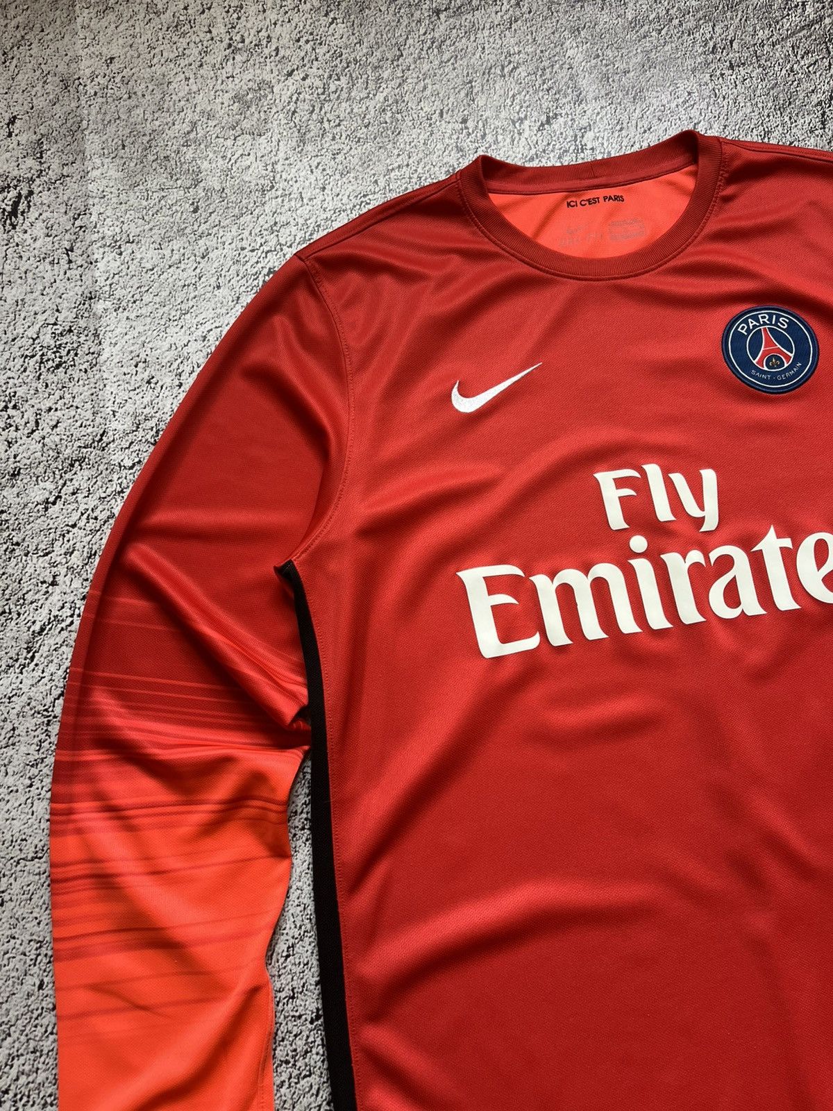 Nike PSG Nike Authentic Long Sleeve Football Jersey Size XL Size US XL / EU 56 / 4 - 4 Thumbnail