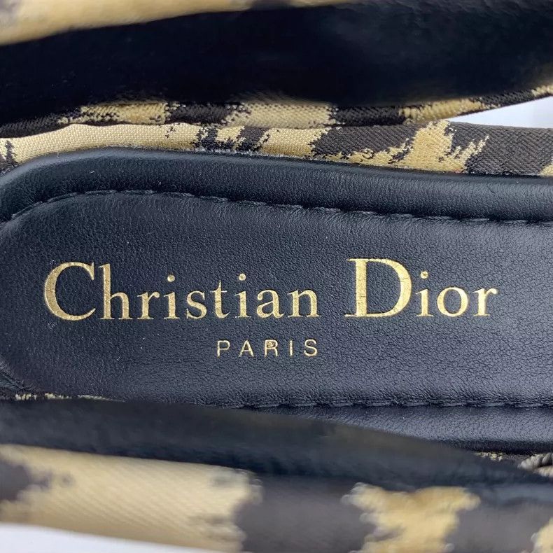 Dior Christian Dior Leopard Print Flat Shoes Size 37-2505 Size US 5 / IT 35 - 7 Thumbnail