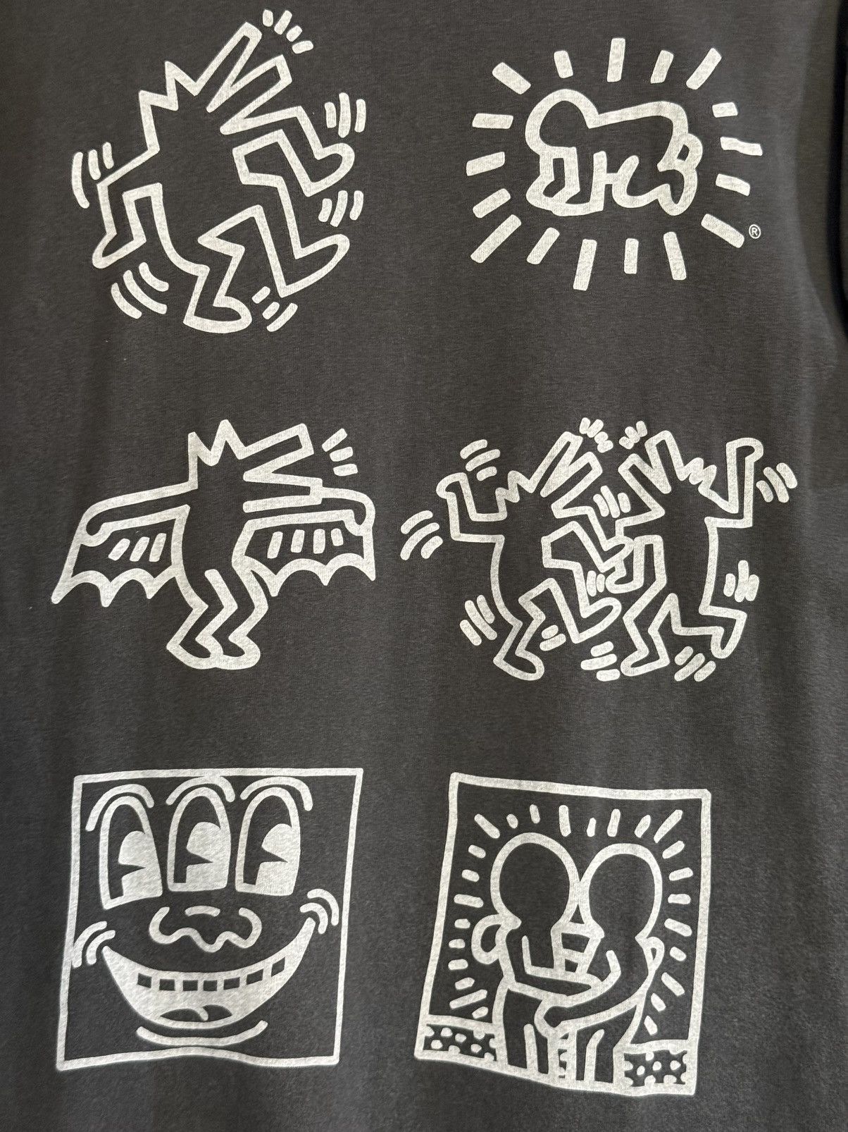 Keith Haring × Tommy Hilfiger Keith Haring X Tommy Jeans Art Faded Tee Size US M / EU 48-50 / 2 - 2 Thumbnail