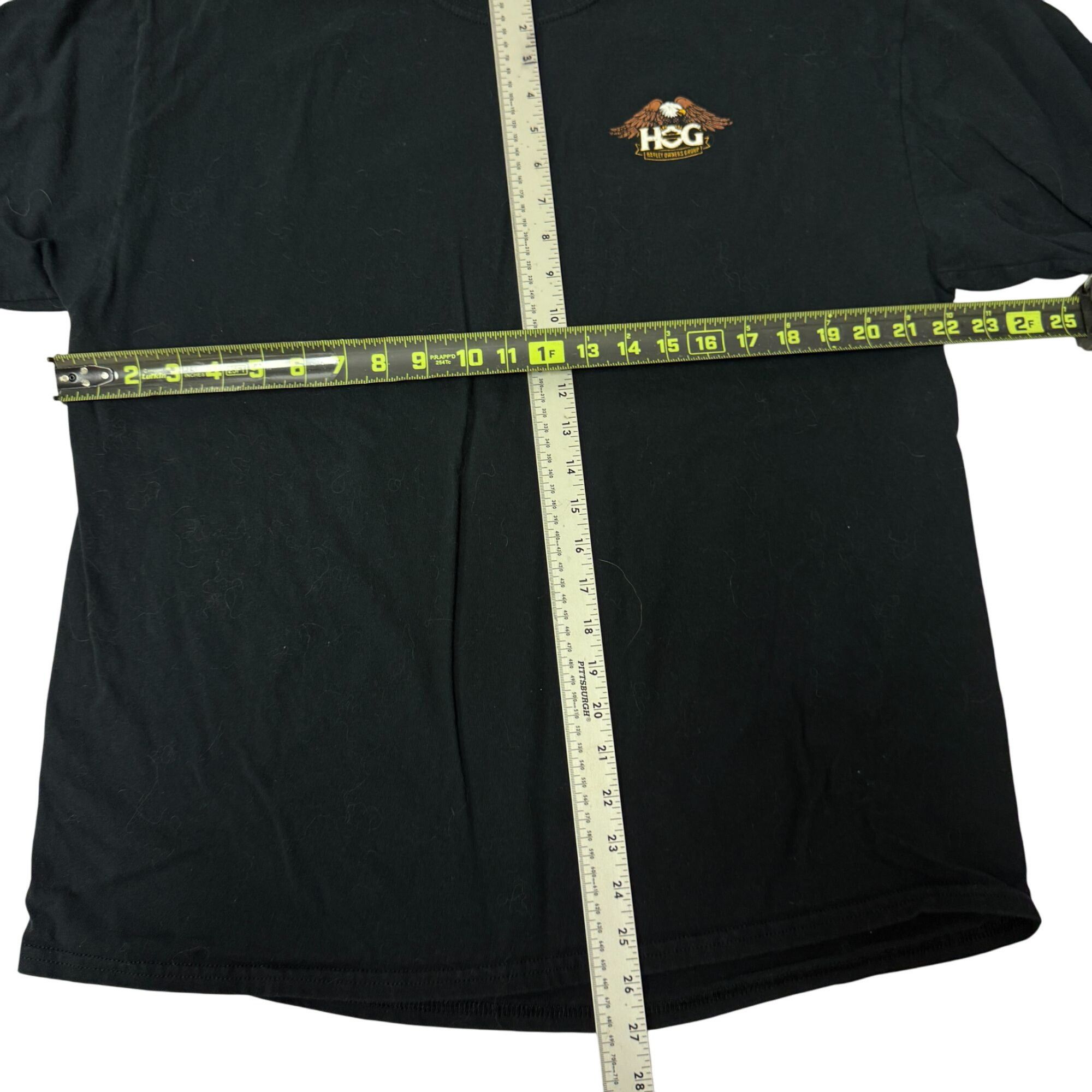 Gildan Harley Davidson Motorcycle HOG Official Riding Club T Shirt Size US XL / EU 56 / 4 - 8 Thumbnail