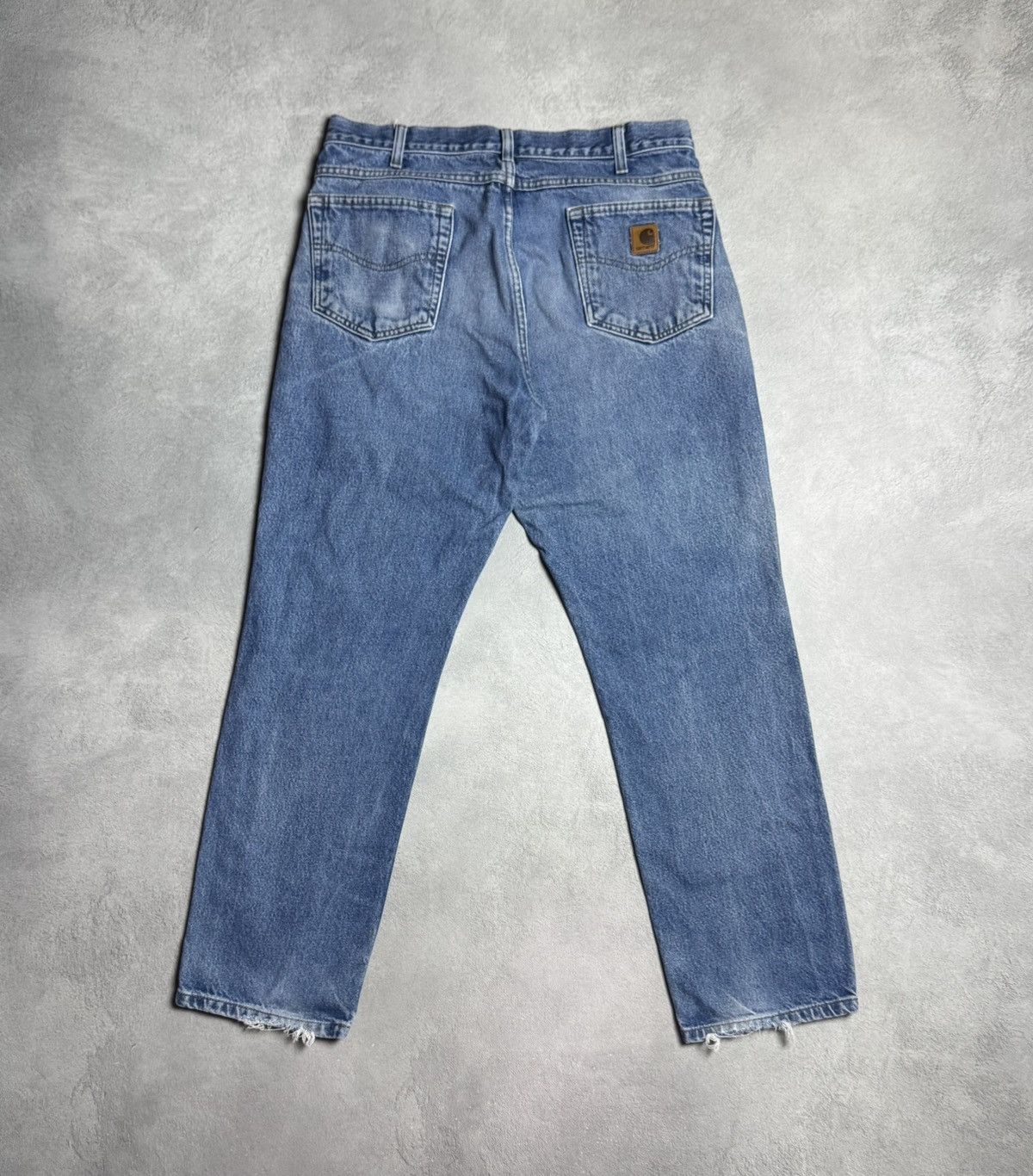 Carhartt 1990s Carhartt B 18 DST Vintage Straight Denim Jeans Size US 36 / EU 52 - 1 Thumbnail