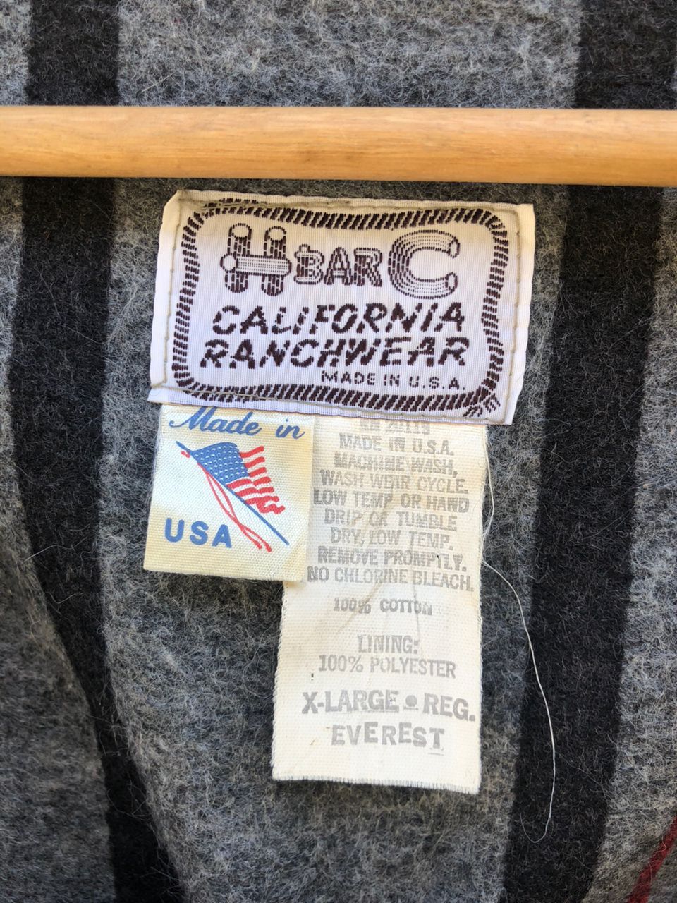 Vintage Vintage 80s H Bar C California Ranchwear Blanket Jacket Size US XL / EU 56 / 4 - 18 Thumbnail