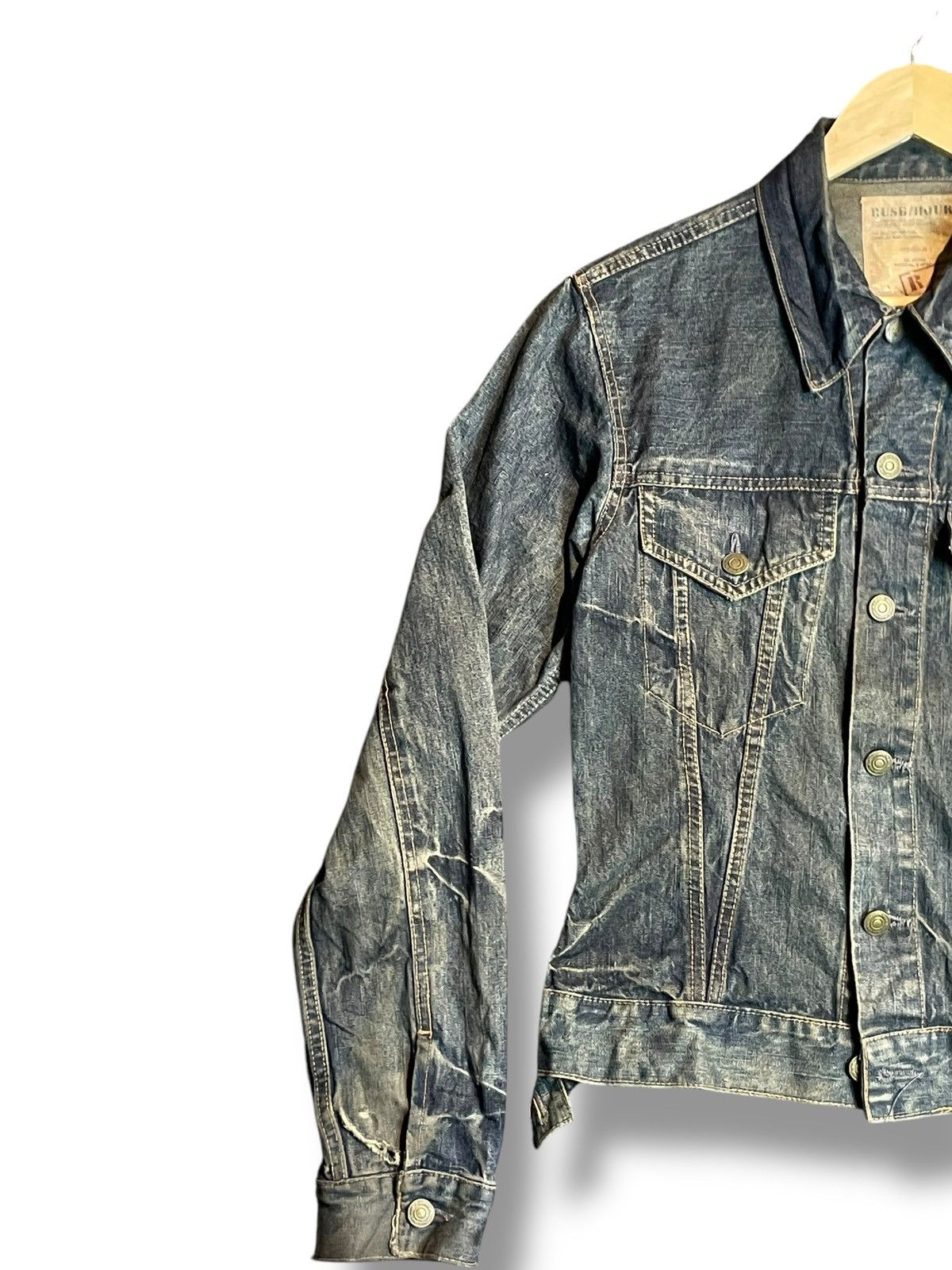 Japanese Brand × Vintage Rush Hour Men’s Denim Jacket (29) Size US S / EU 44-46 / 1 - 2 Thumbnail