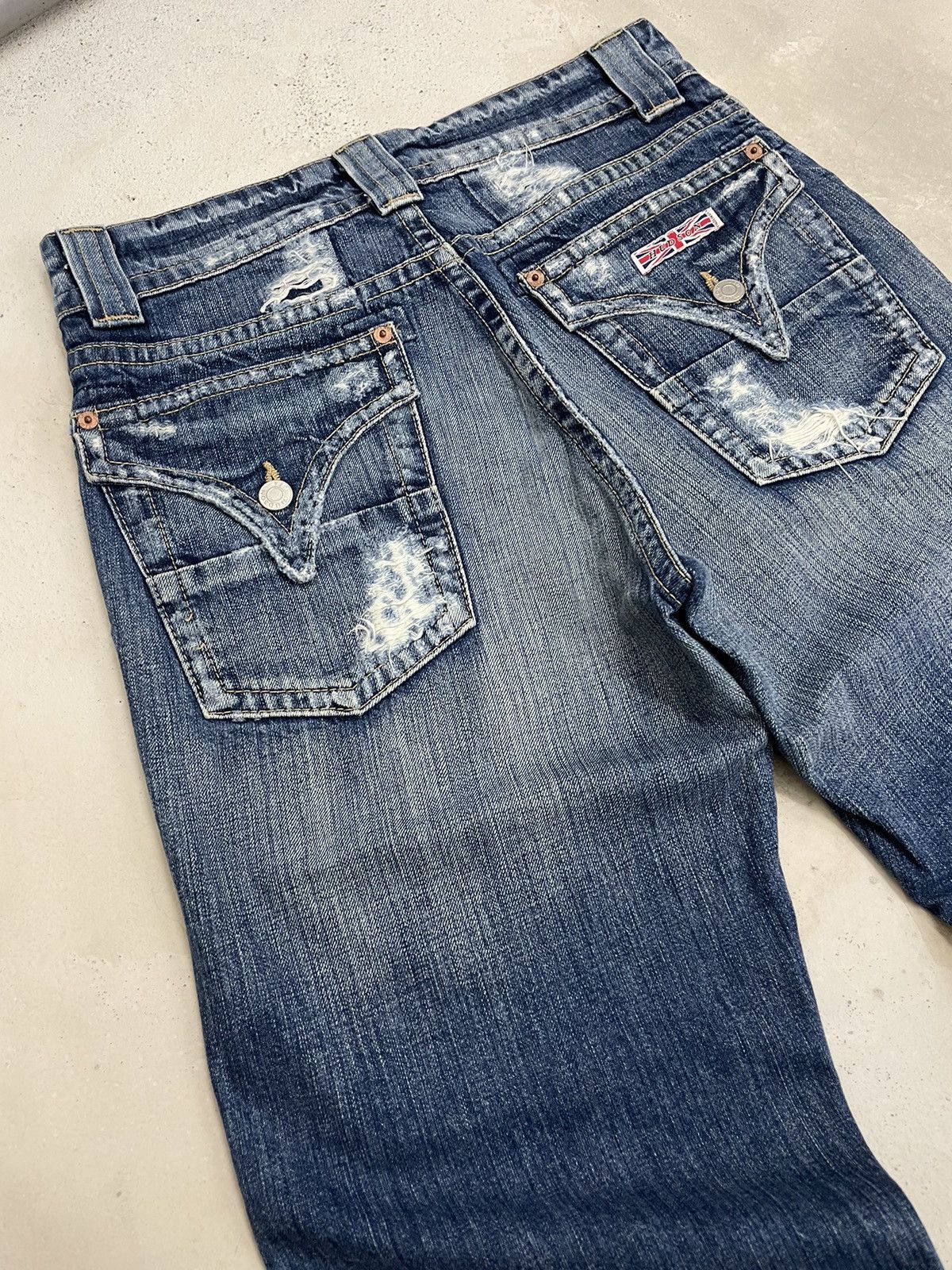 Hudson Vintage Hudson American Distressed Denim Pants (A14) Size US 29 - 8 Thumbnail