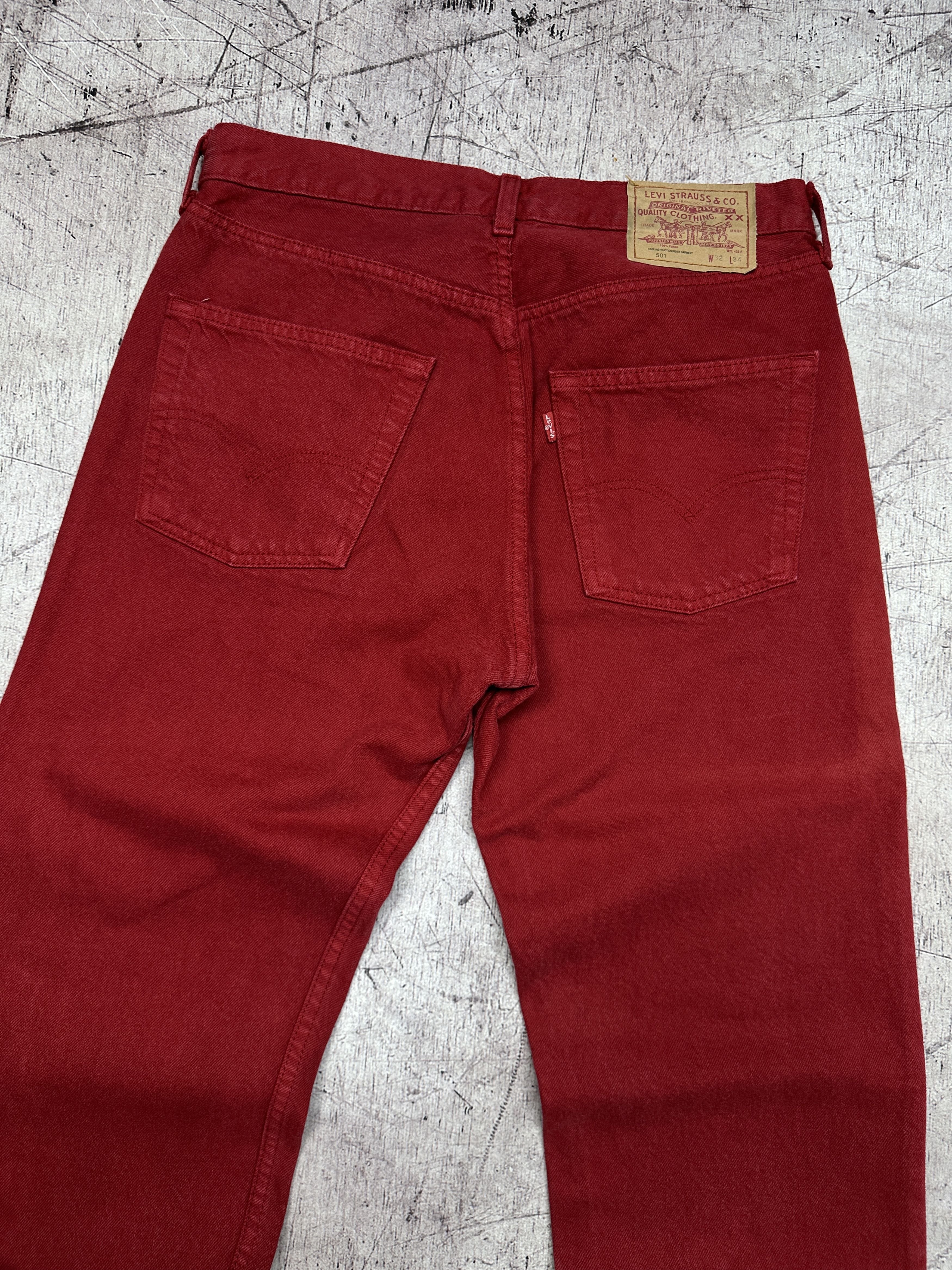 Levi's Levis 501 Vintage Mens Denim Pants Jeans Size US 32 / EU 48 - 2 Thumbnail